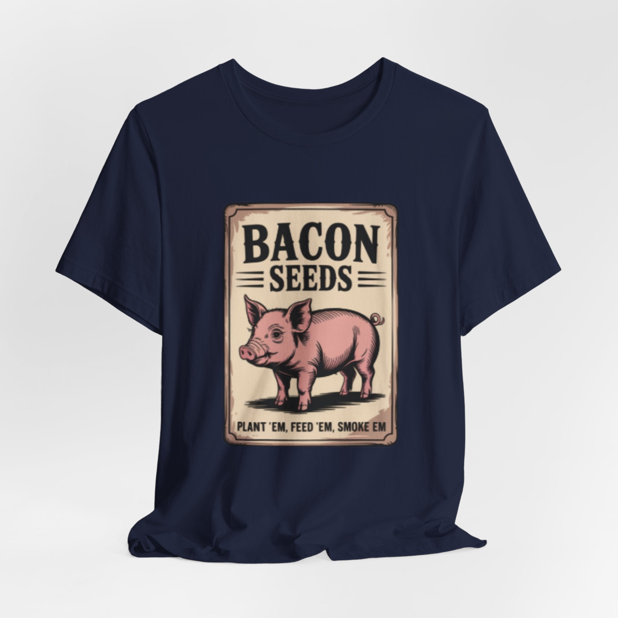 Bacon Seeds Vintage Pig BBQ Tee