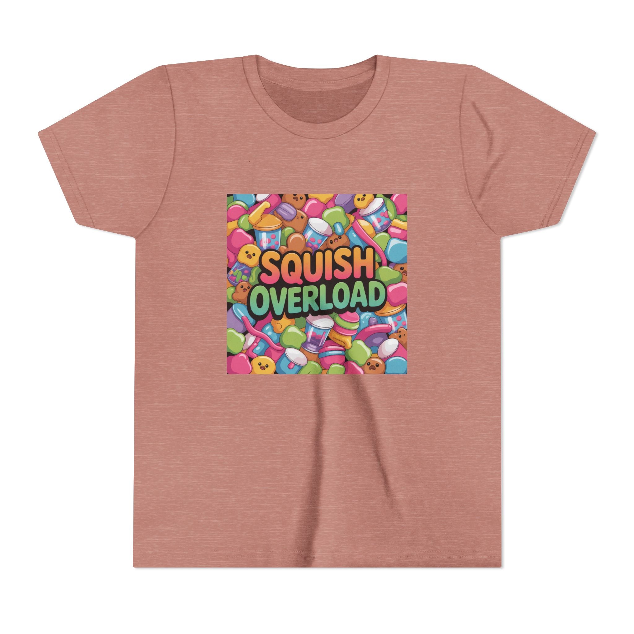 Youth Tee — "Squish Overload" Colorful Squishy Toys Graphic