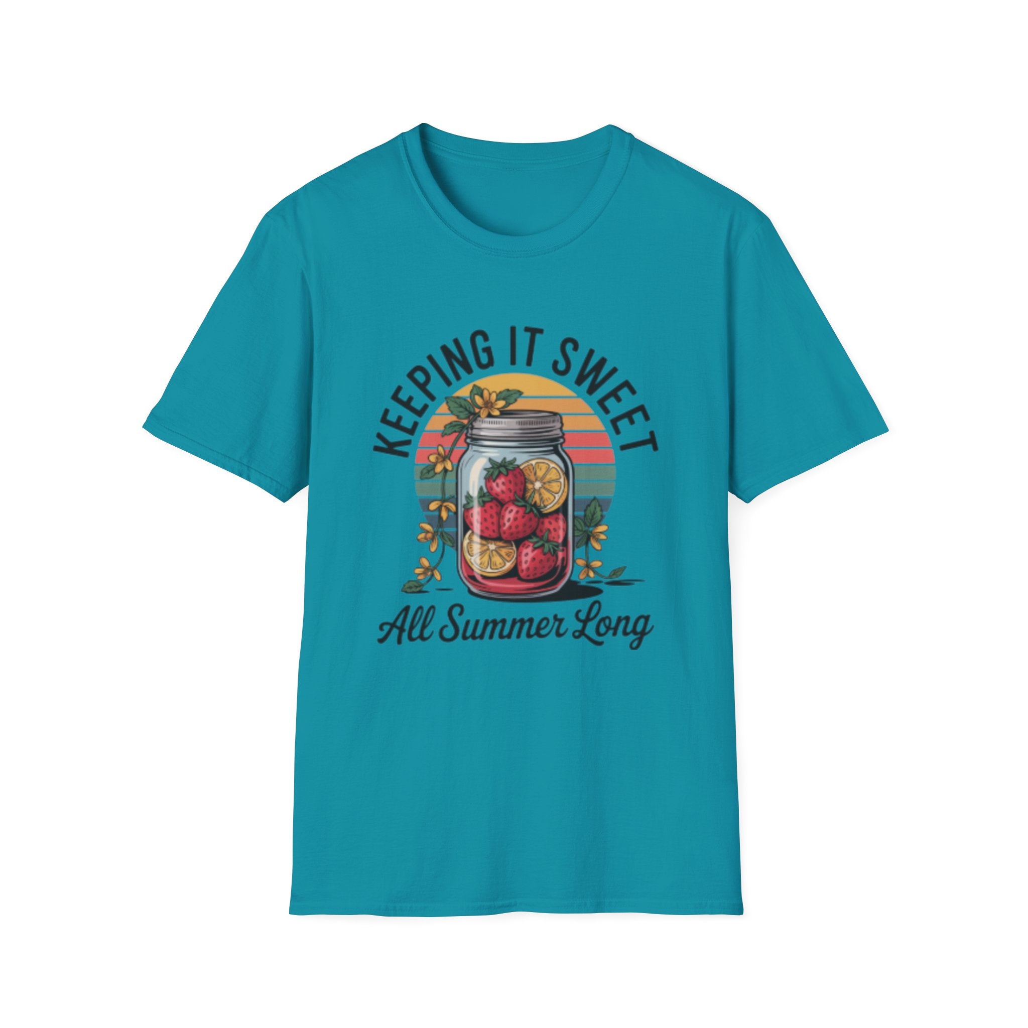 Keeping It Sweet mason jar shirt | T-Shirt, summer fruit design