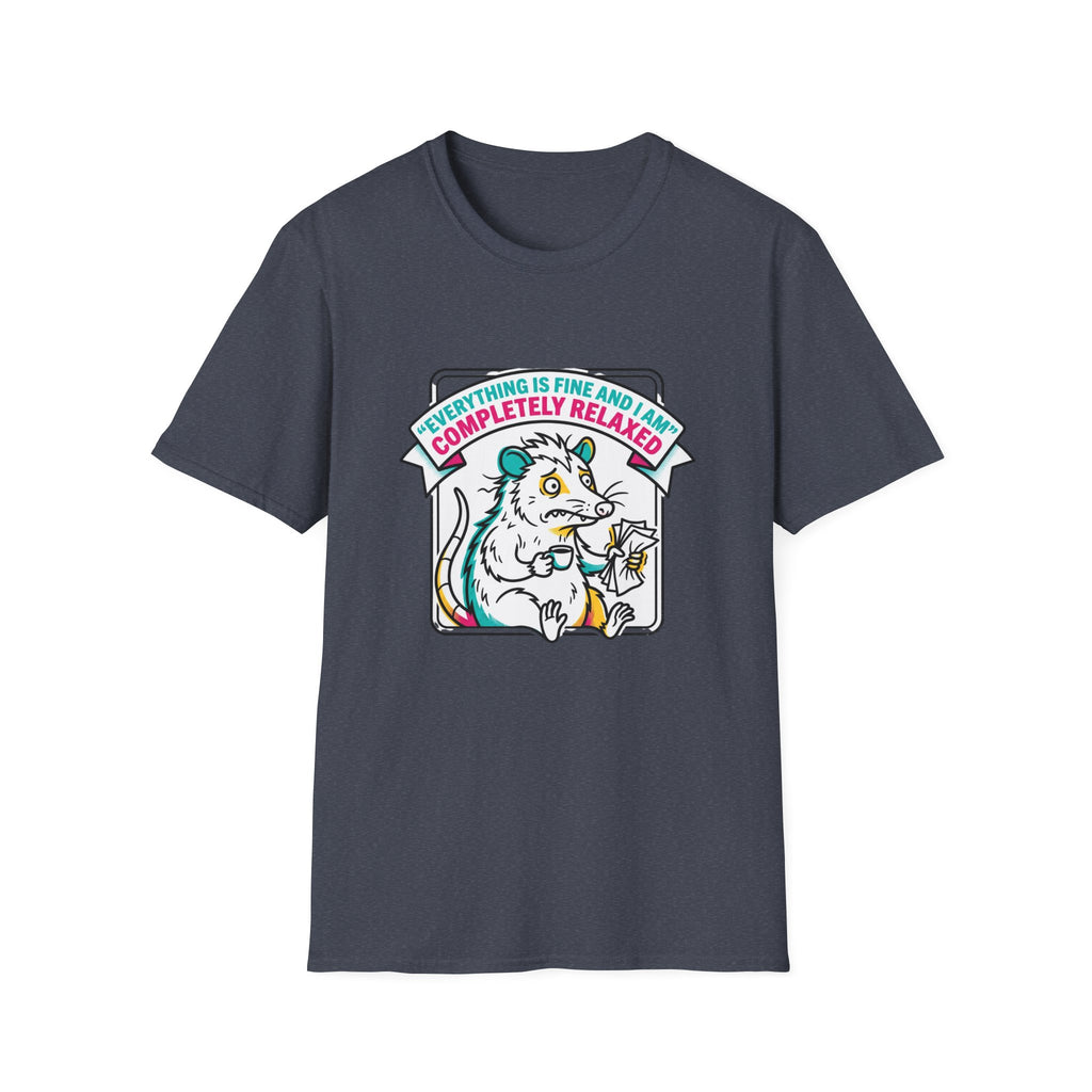 Everything Is Fine Relaxed Possum Graphic Tee
