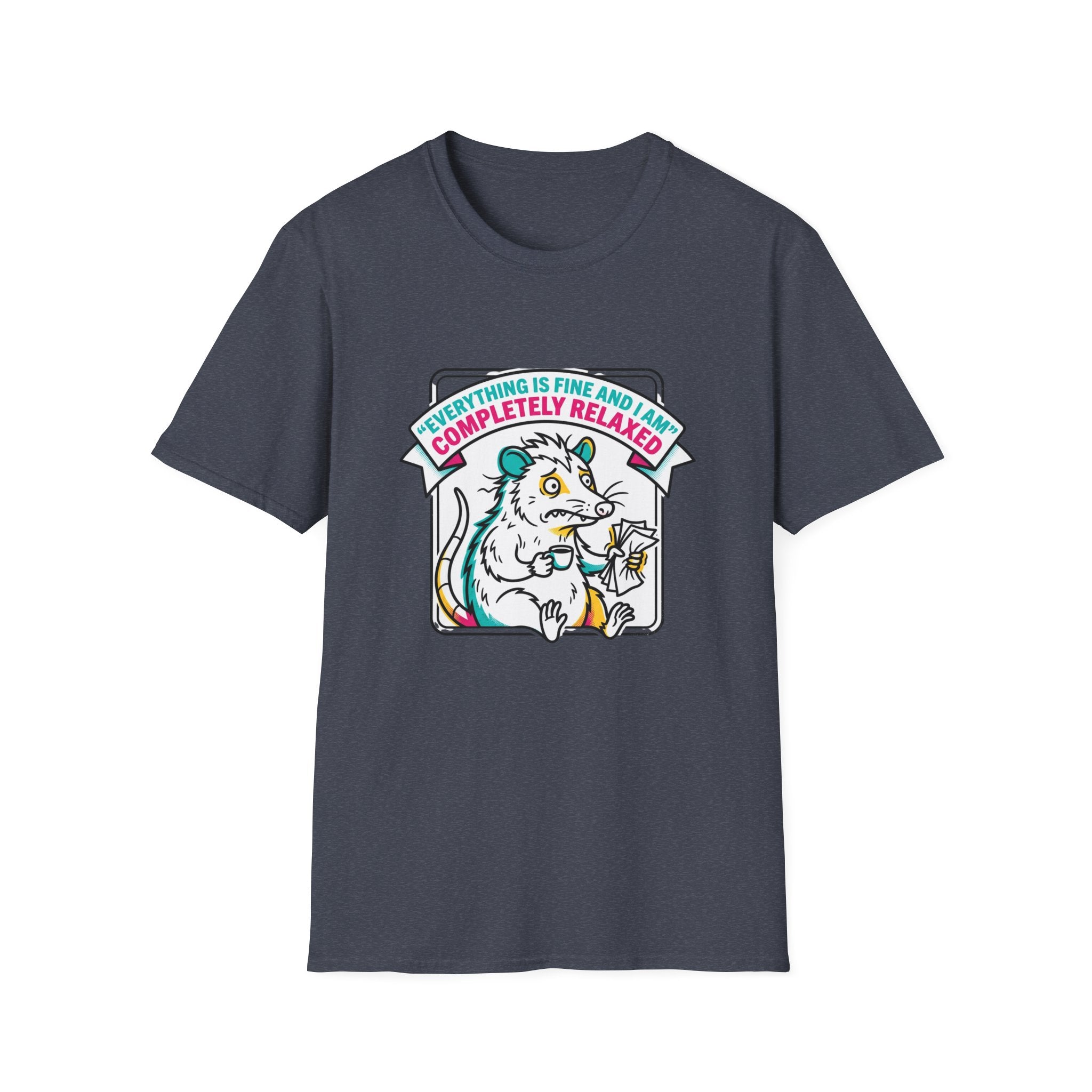 Everything Is Fine Relaxed Possum Graphic Tee
