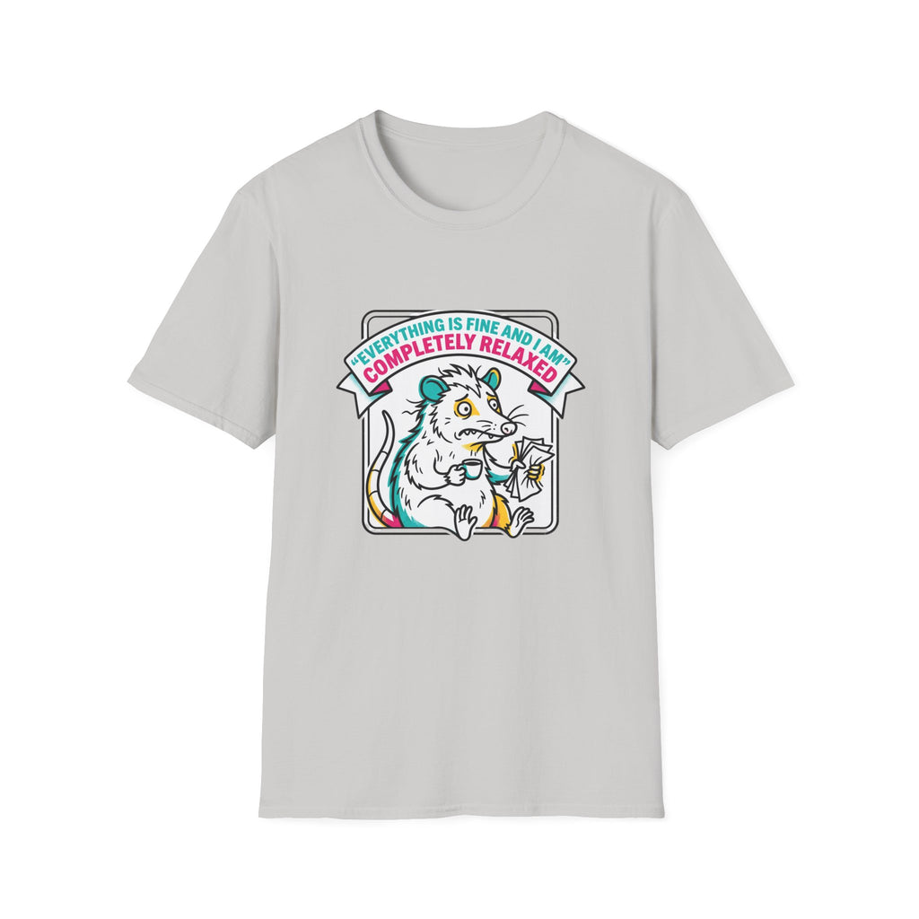 Everything Is Fine Relaxed Possum Graphic Tee