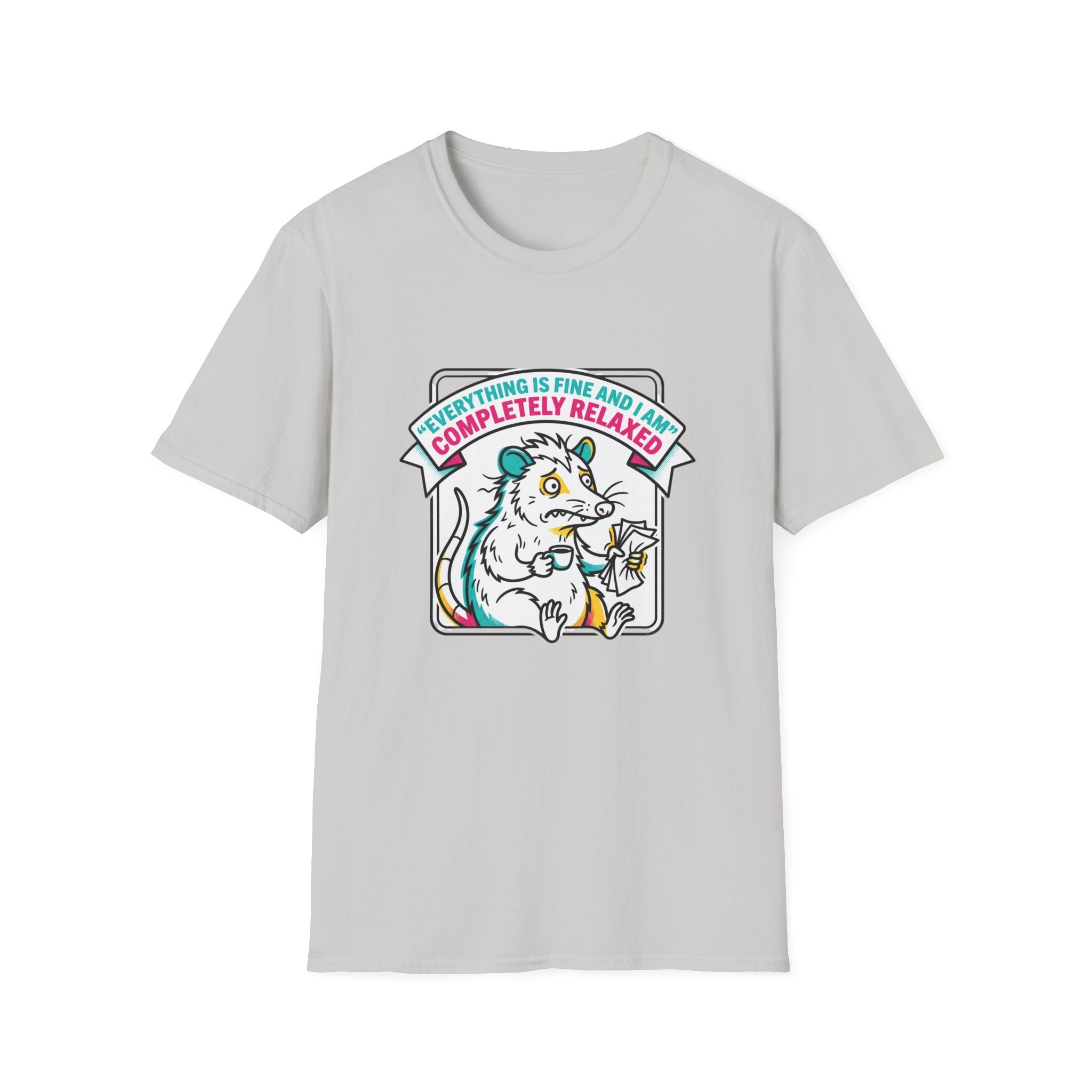 Everything Is Fine Relaxed Possum Graphic Tee