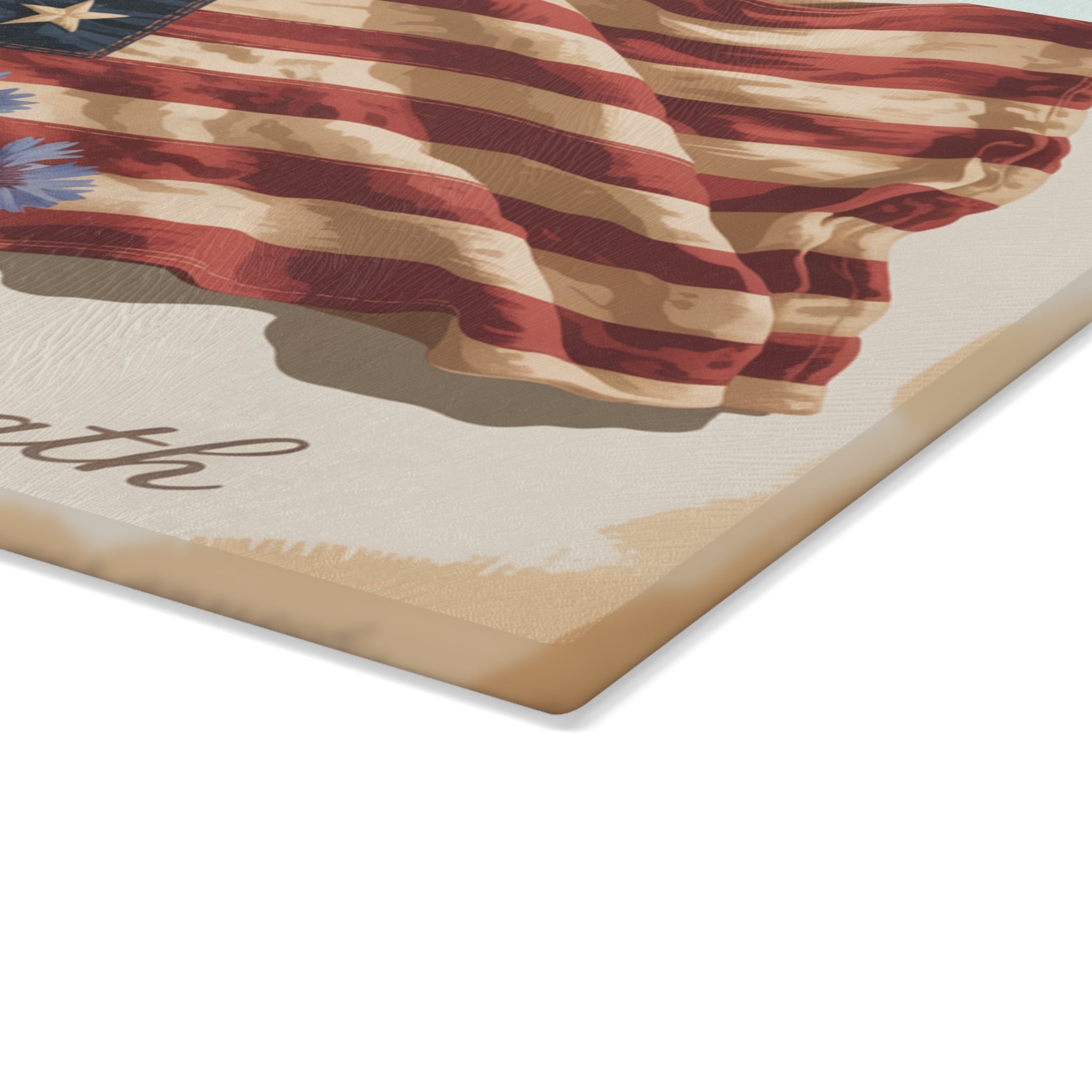 Liberty or Death flag cutting board | Glass Cutting Board