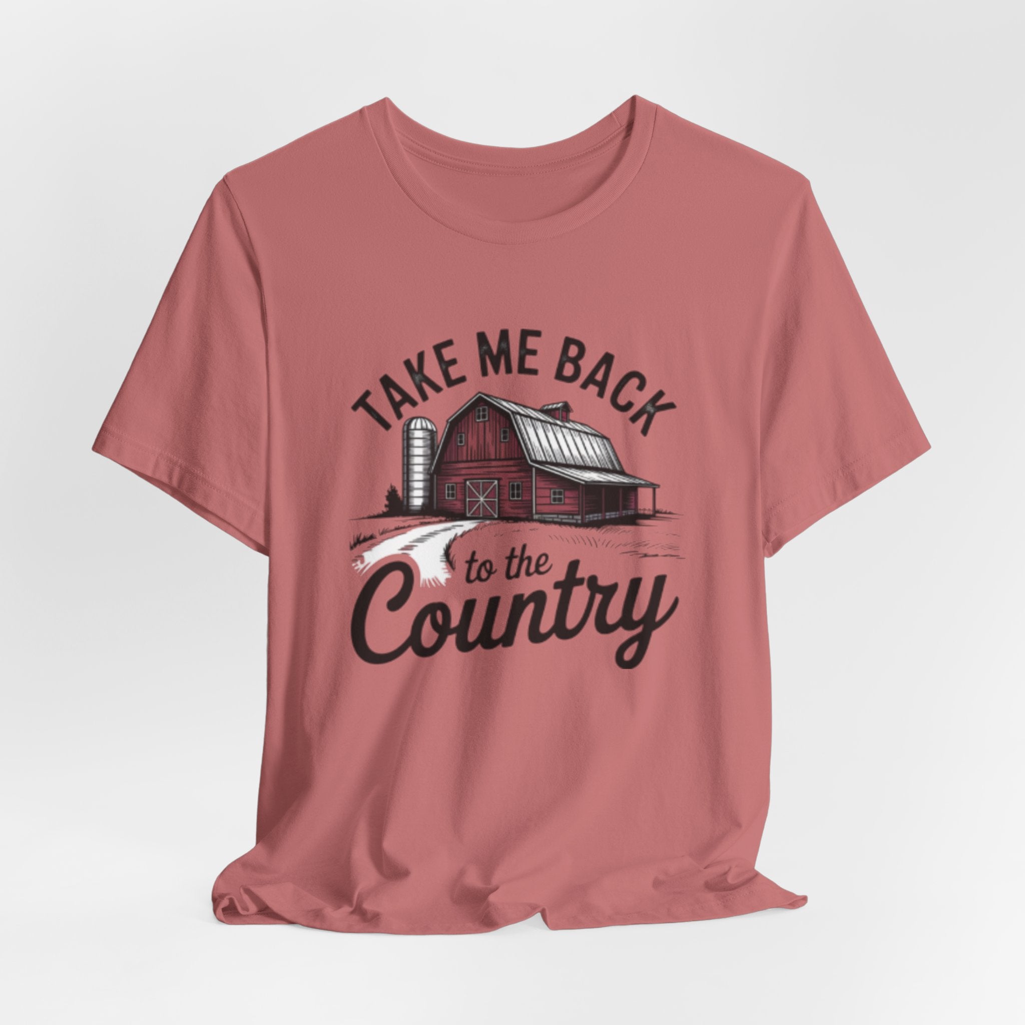 Take Me Back to the Country T-Shirt – Rustic Barn Graphic Tee for Country Lovers