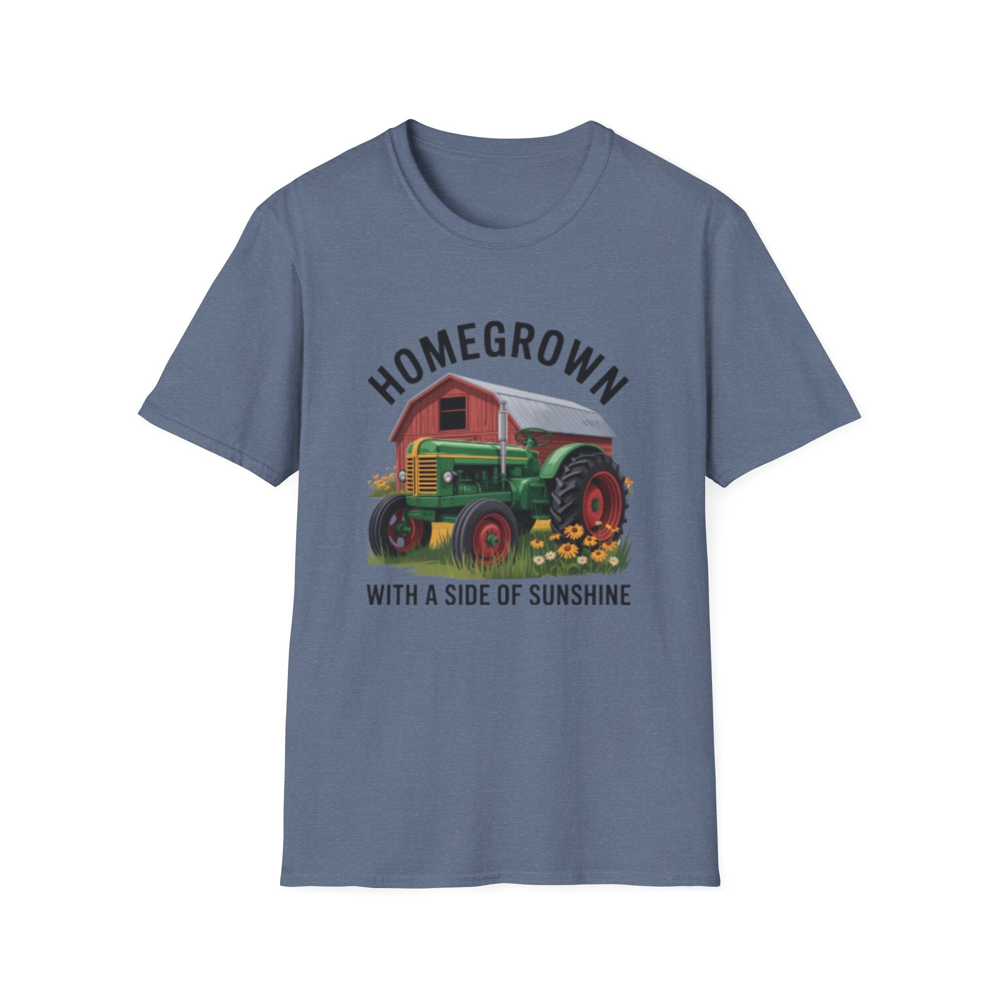 Homegrown Tractor T-Shirt | Farm Barn Graphic