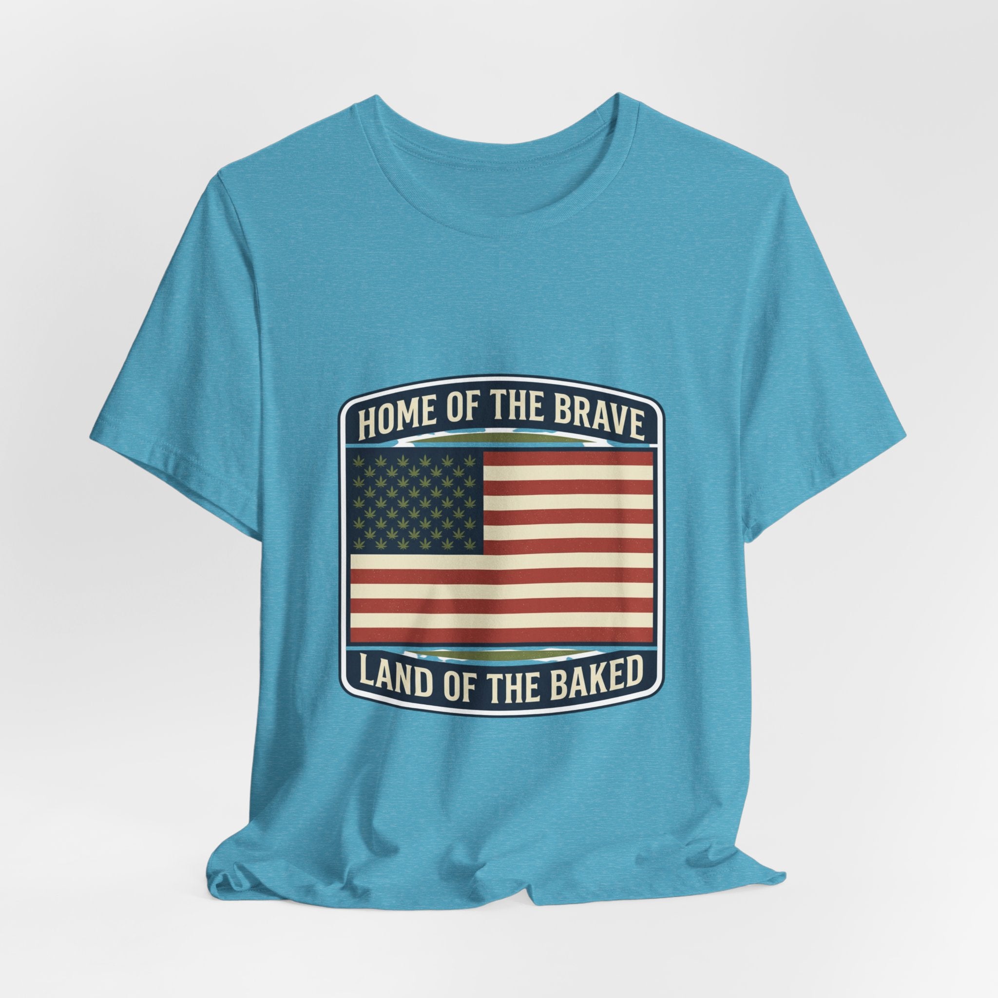 Home of the Brave Land of the Baked Patriotic Tee