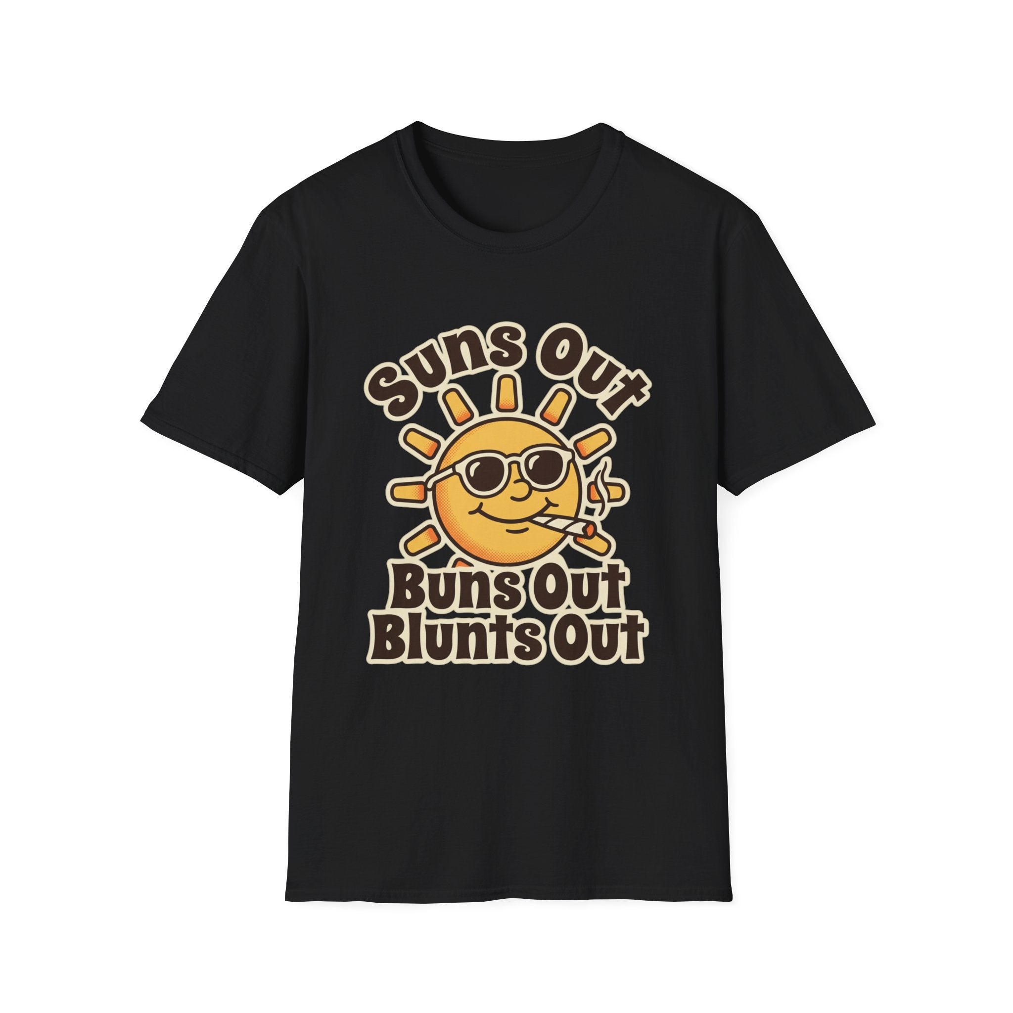 Suns Out Buns Out Blunts Out Retro Summer Tee