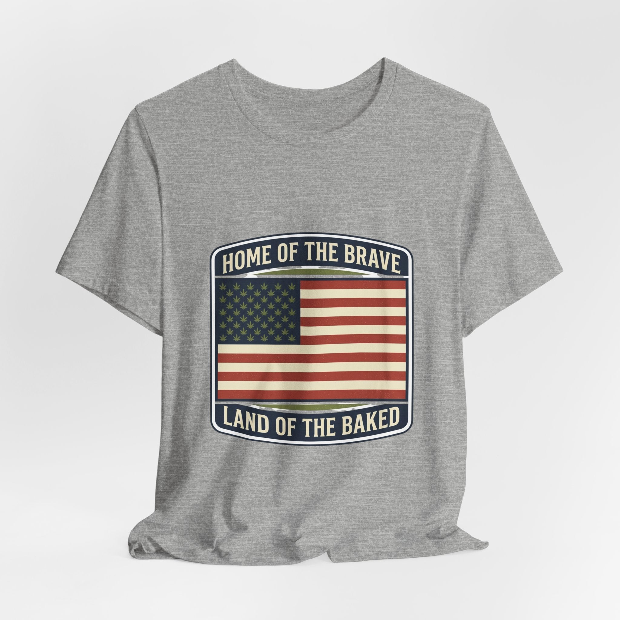 Home of the Brave Land of the Baked Patriotic Tee