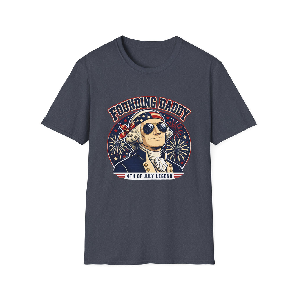 Founding Daddy T-Shirt — Patriotic George Washington Graphic for 4th of July