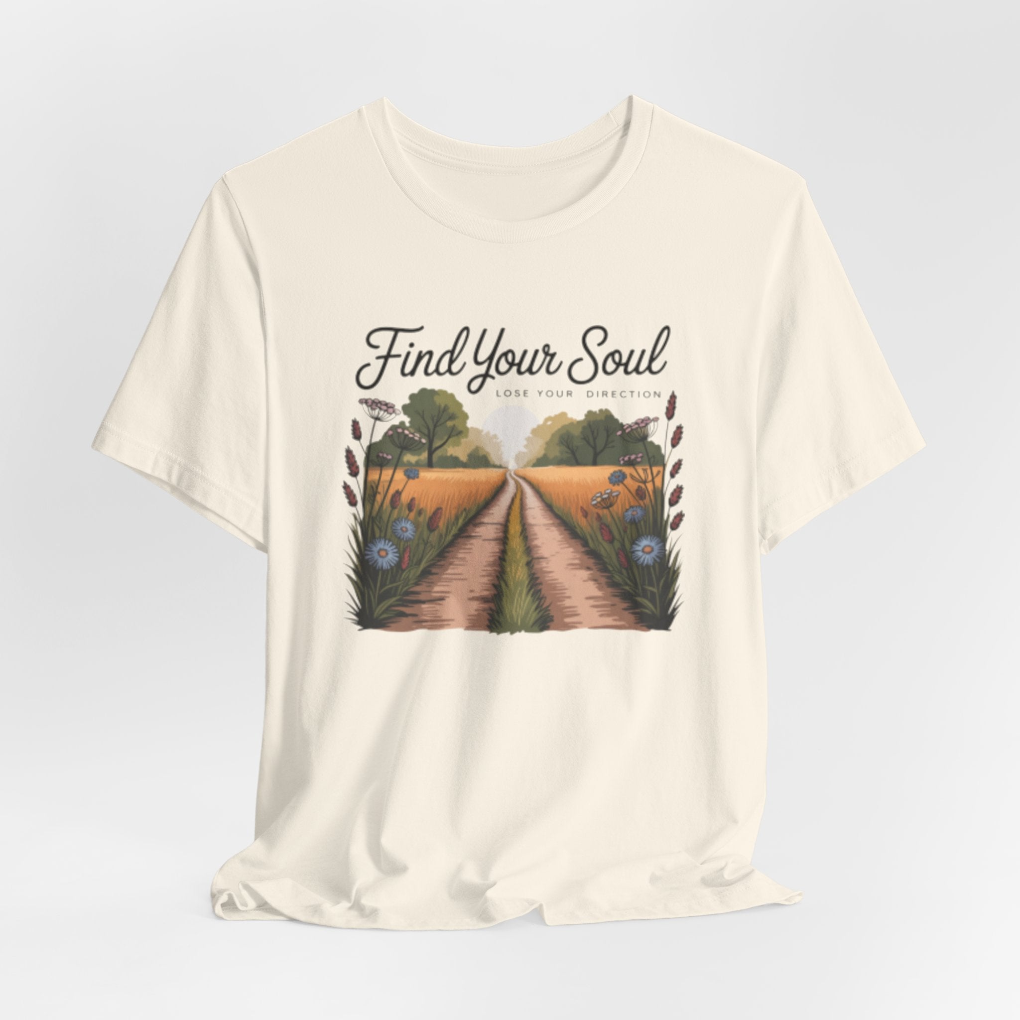 Find Your Soul Tee - Scenic Country Road Graphic T-Shirt