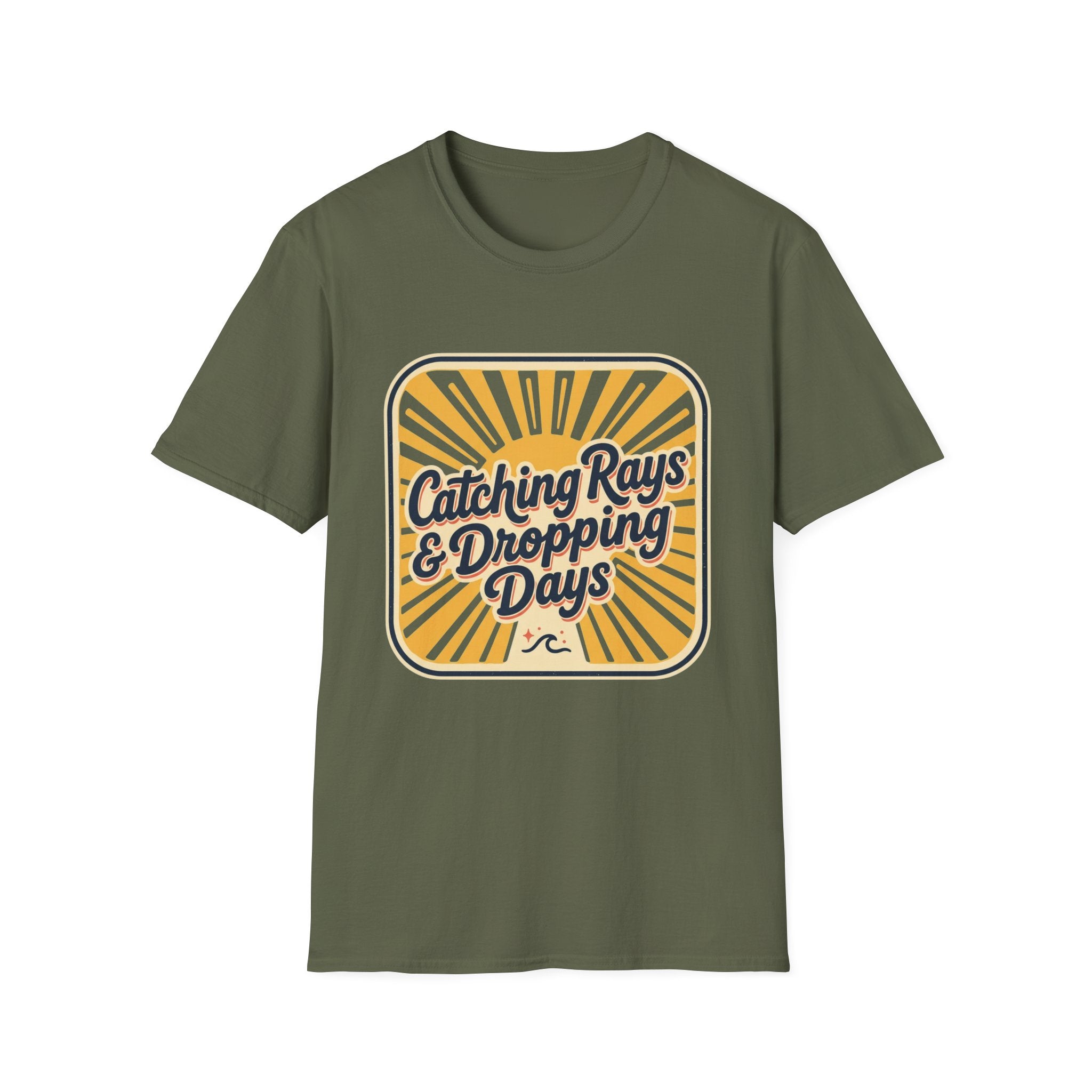 Catching Rays & Dropping Days Retro Sun Tee
