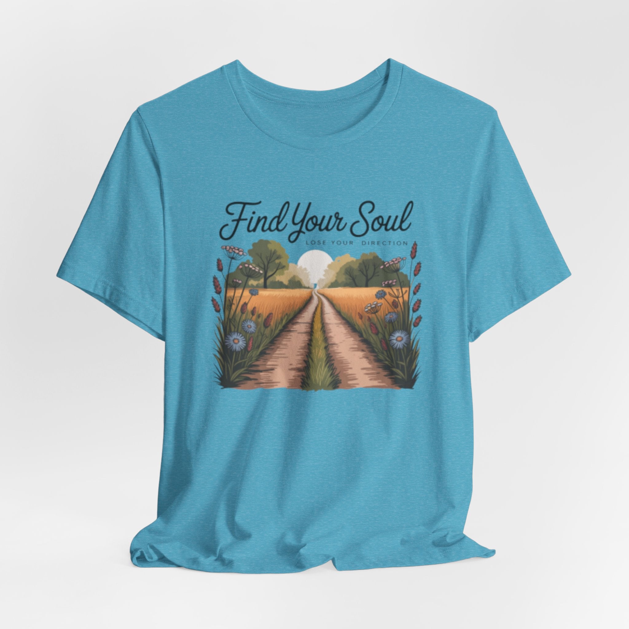 Find Your Soul Tee - Scenic Country Road Graphic T-Shirt
