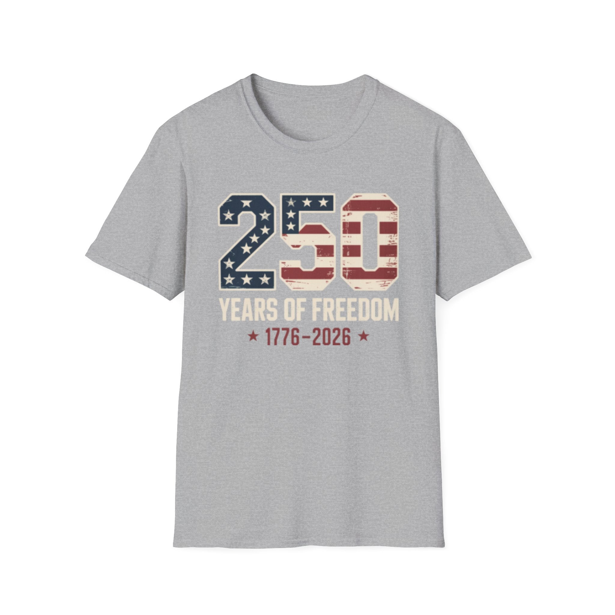 250 Years of Freedom T-Shirt | 1776-2026 American Flag