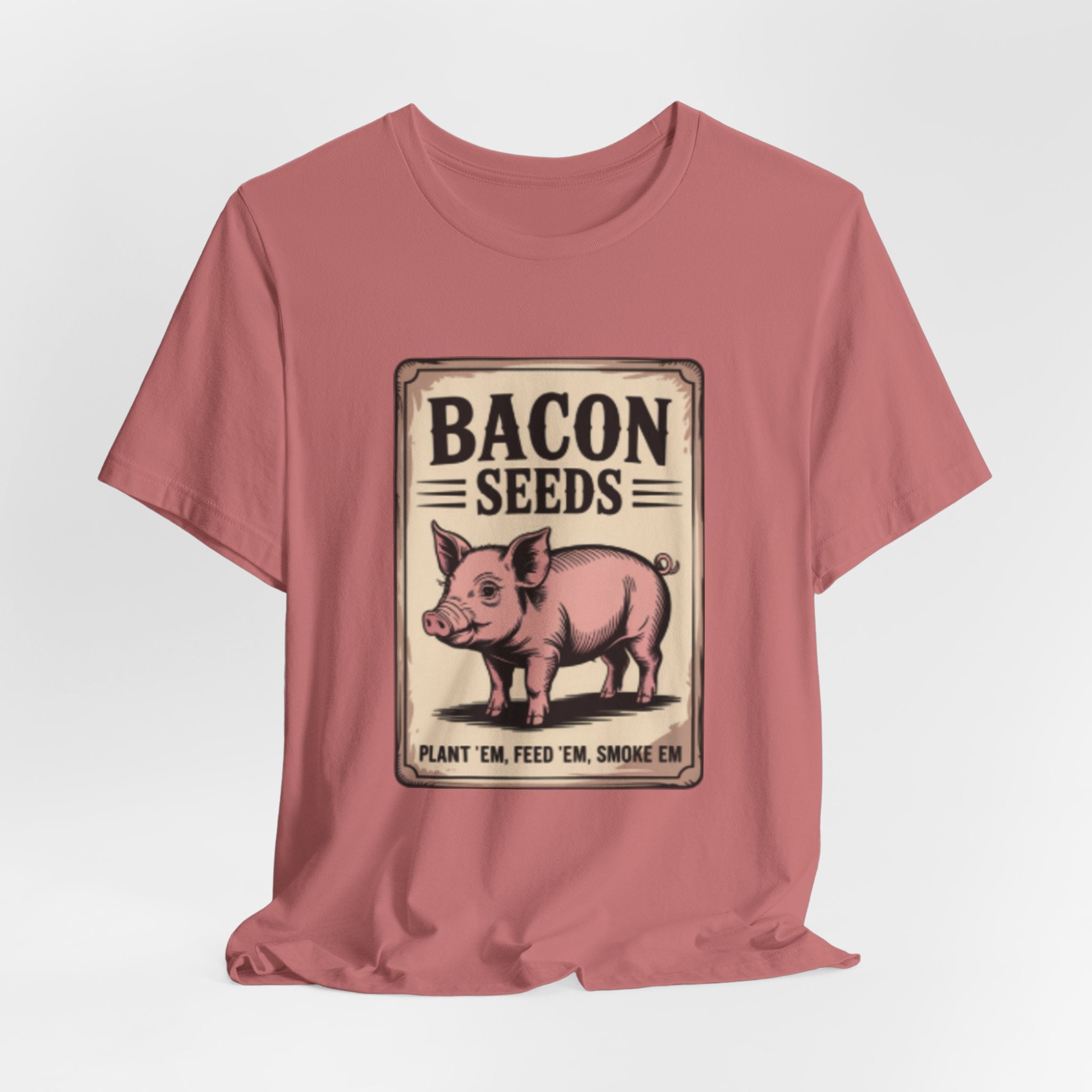 Bacon Seeds Vintage Pig BBQ Tee