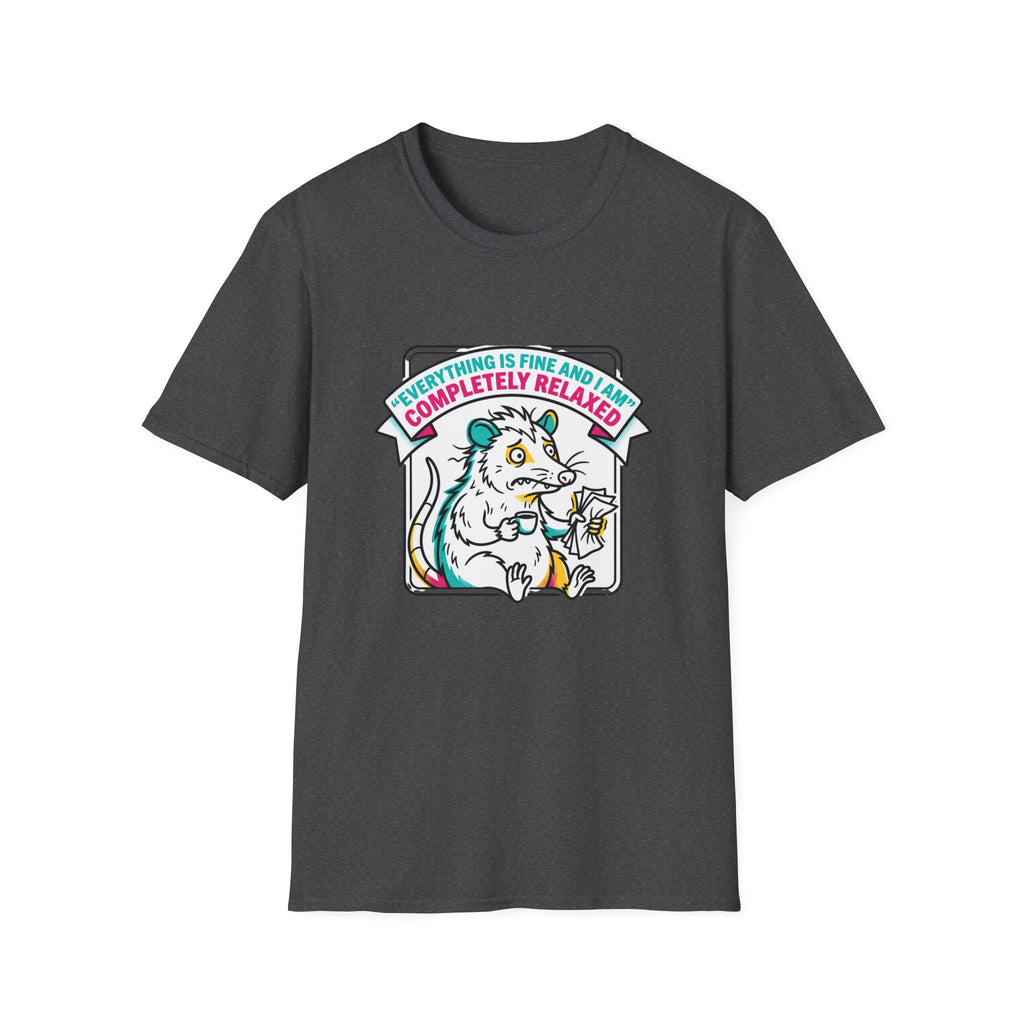 Everything Is Fine Relaxed Possum Graphic Tee