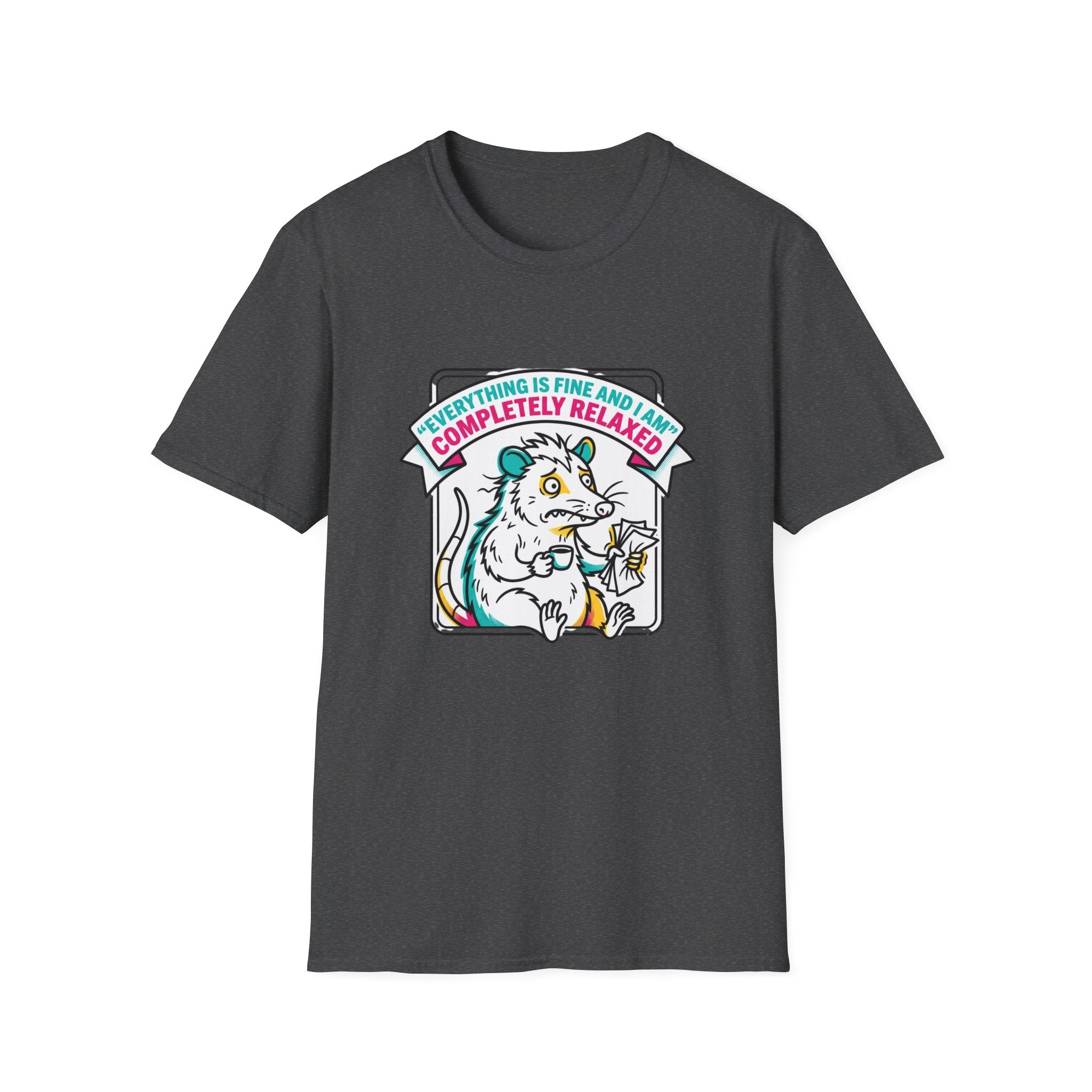 Everything Is Fine Relaxed Possum Graphic Tee