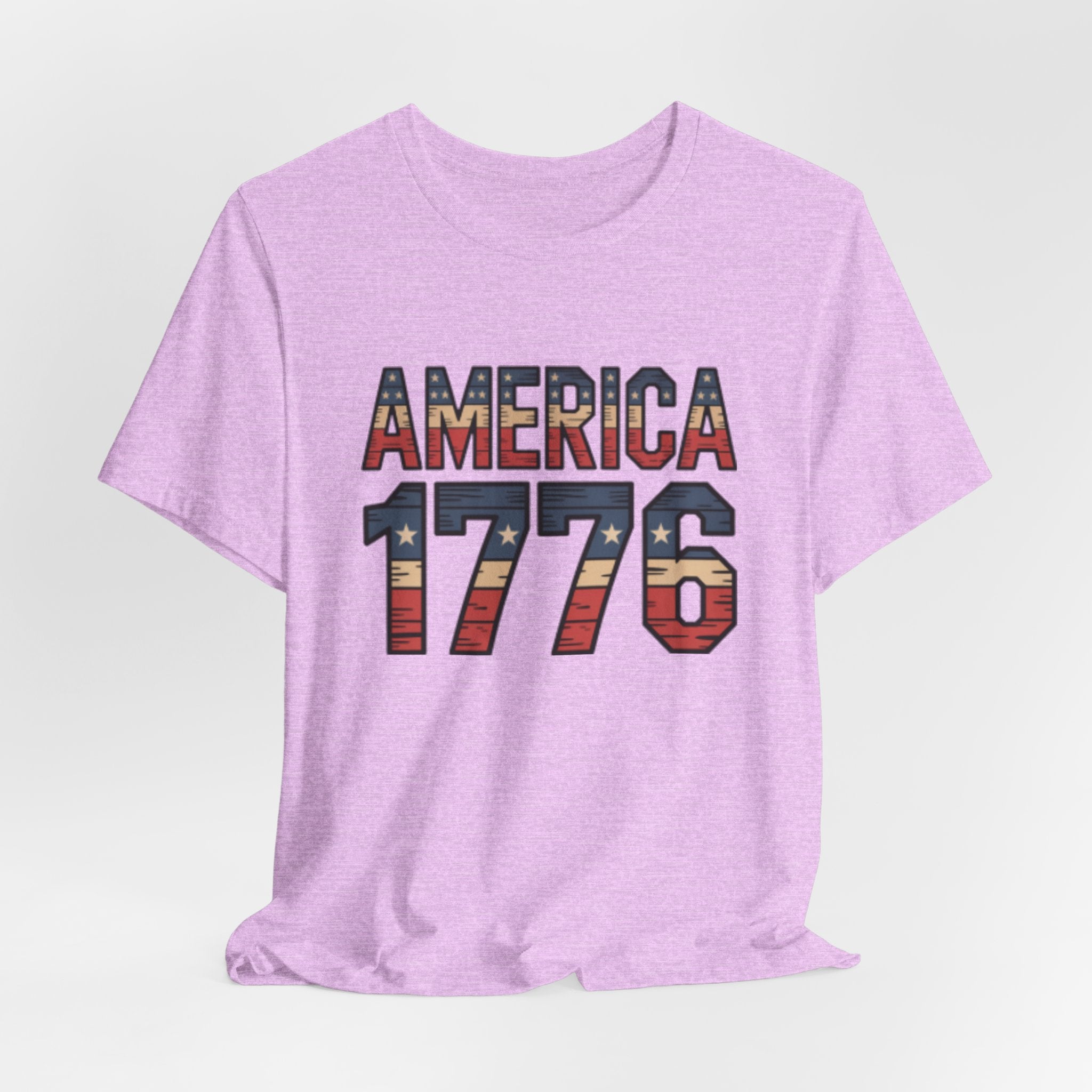 America 1776 Vintage Patriotic Flag Tee