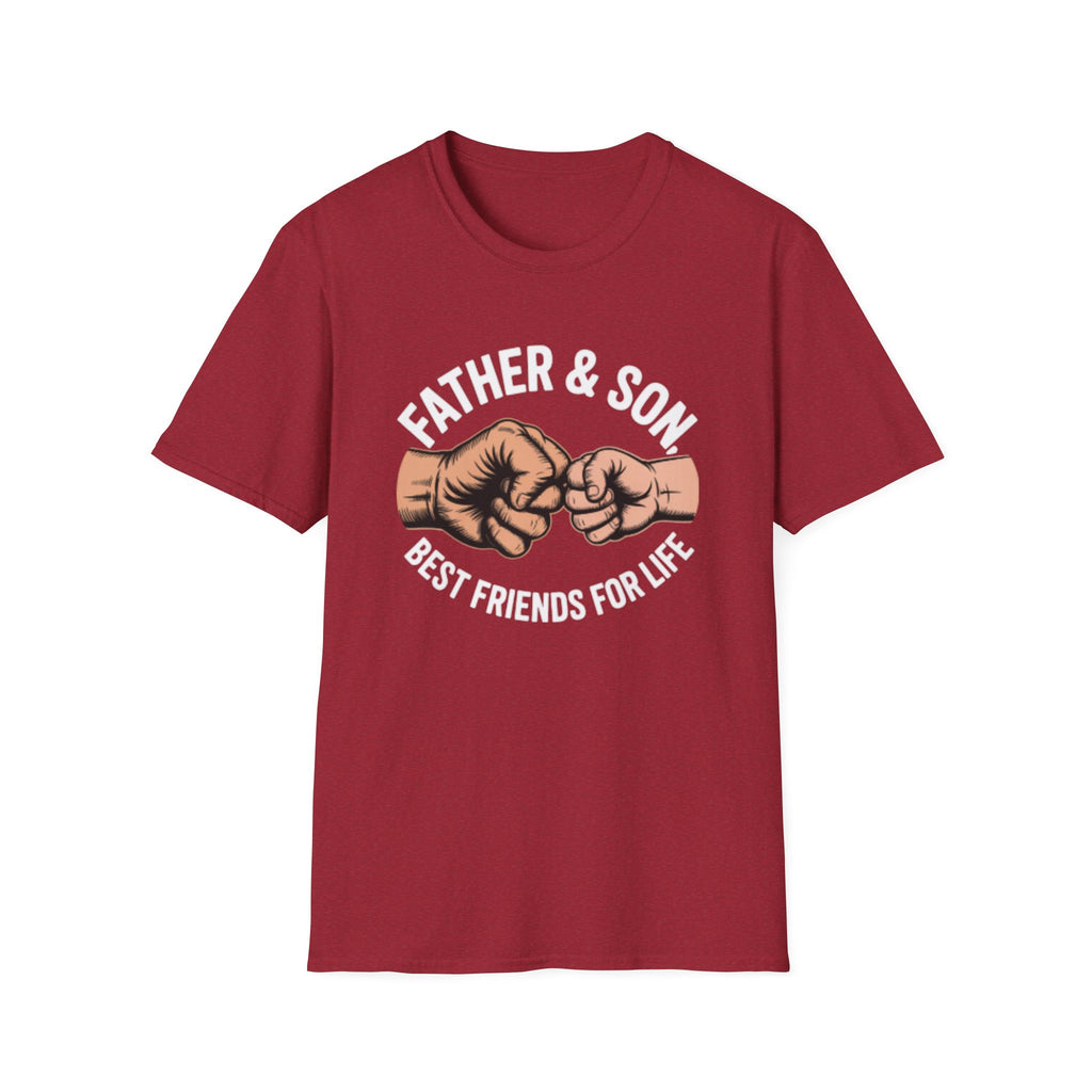 Fist Bump Father Son T-Shirt — Matching Parent & Child Fist-Bump Tee