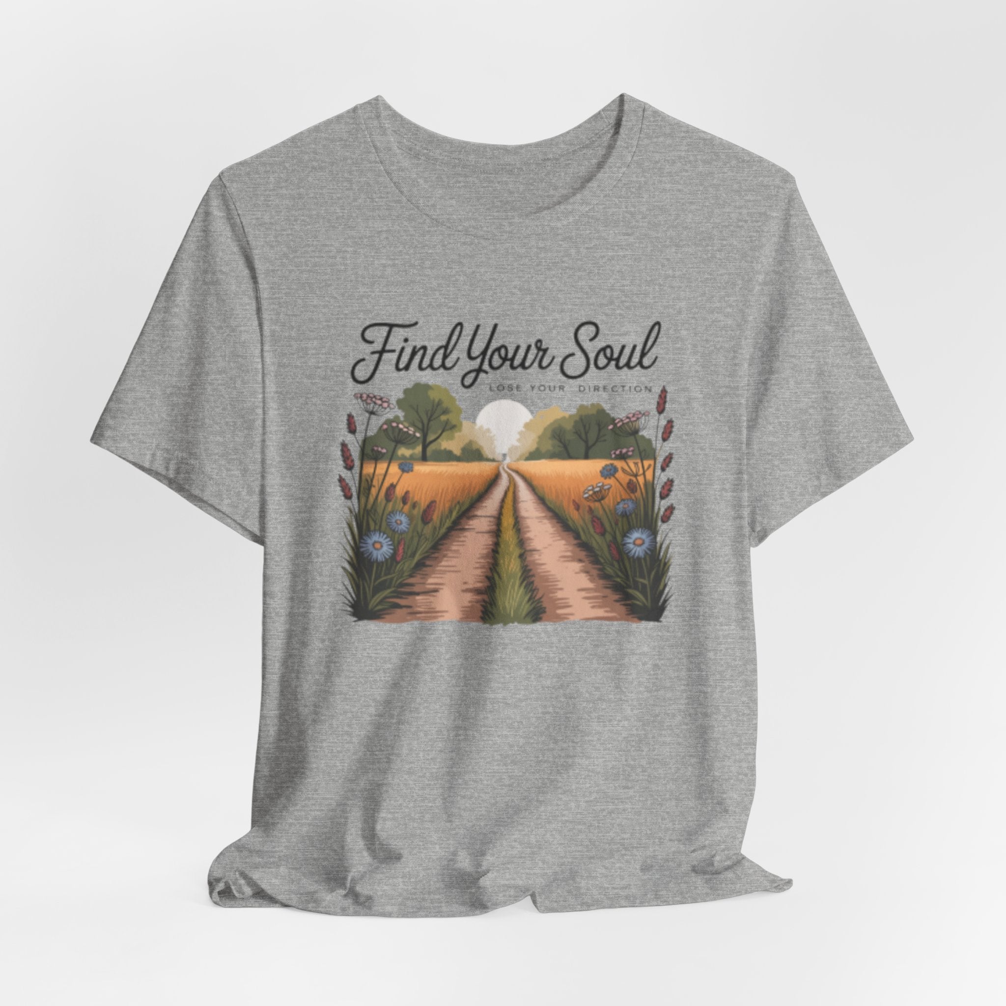 Find Your Soul Tee - Scenic Country Road Graphic T-Shirt