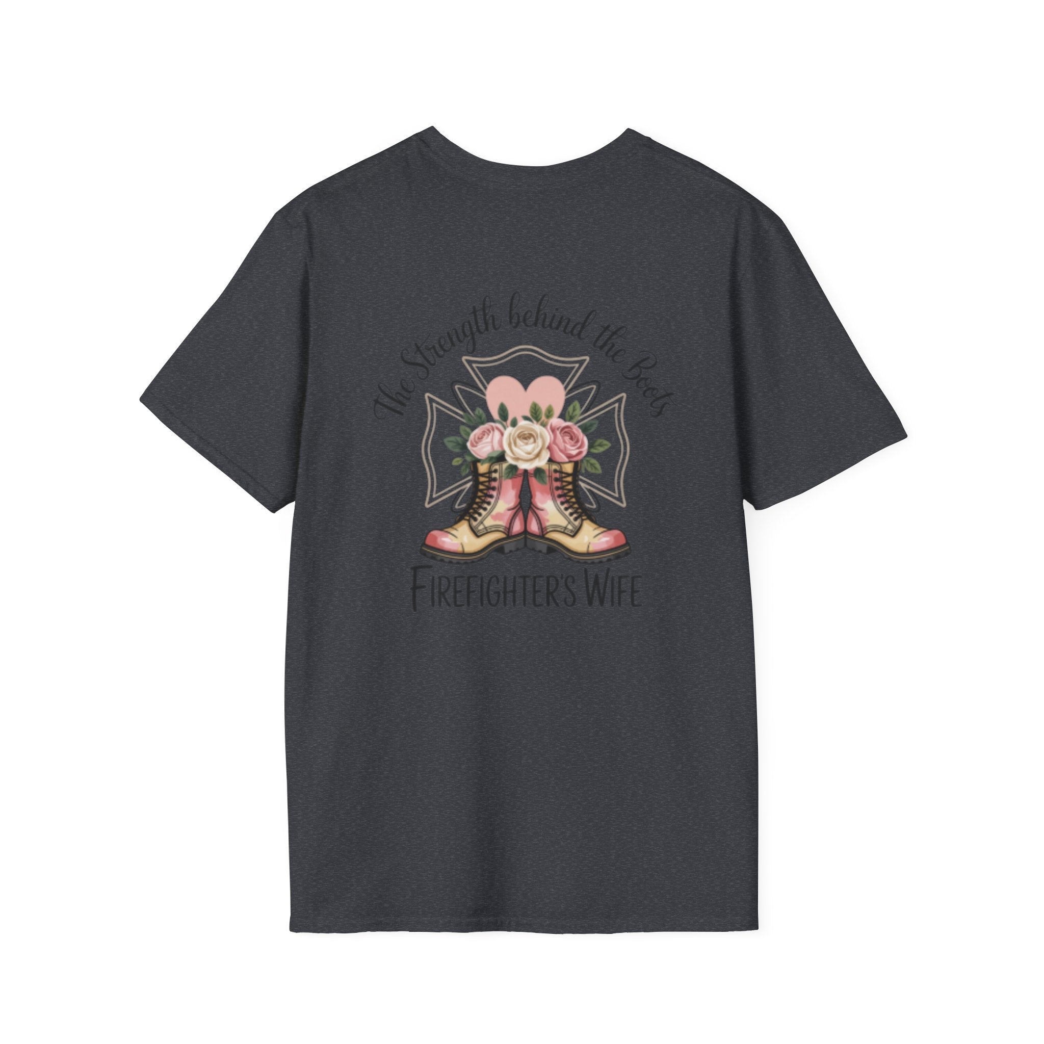 Firefighters Wife Tee – Minimal Casual T‑Shirt