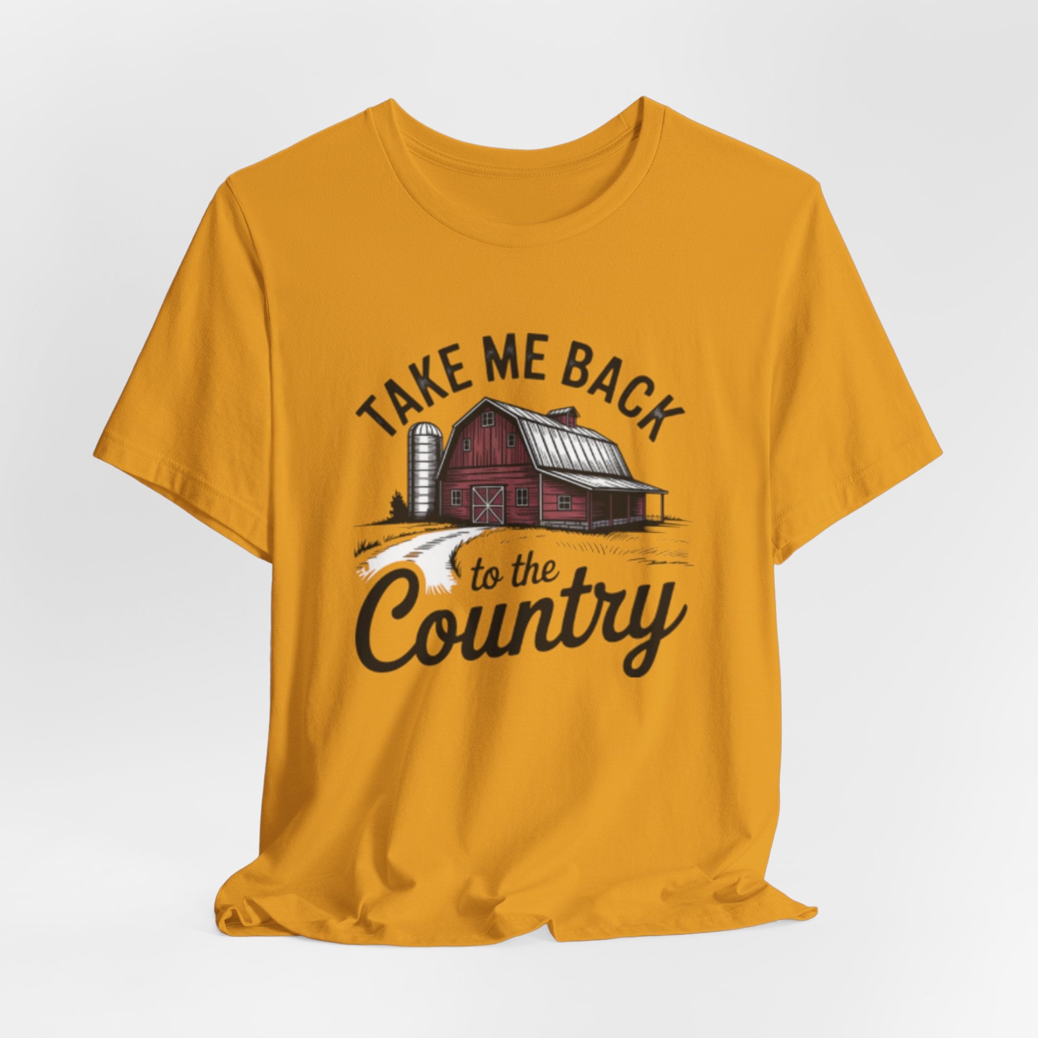 Take Me Back to the Country T-Shirt – Rustic Barn Graphic Tee for Country Lovers