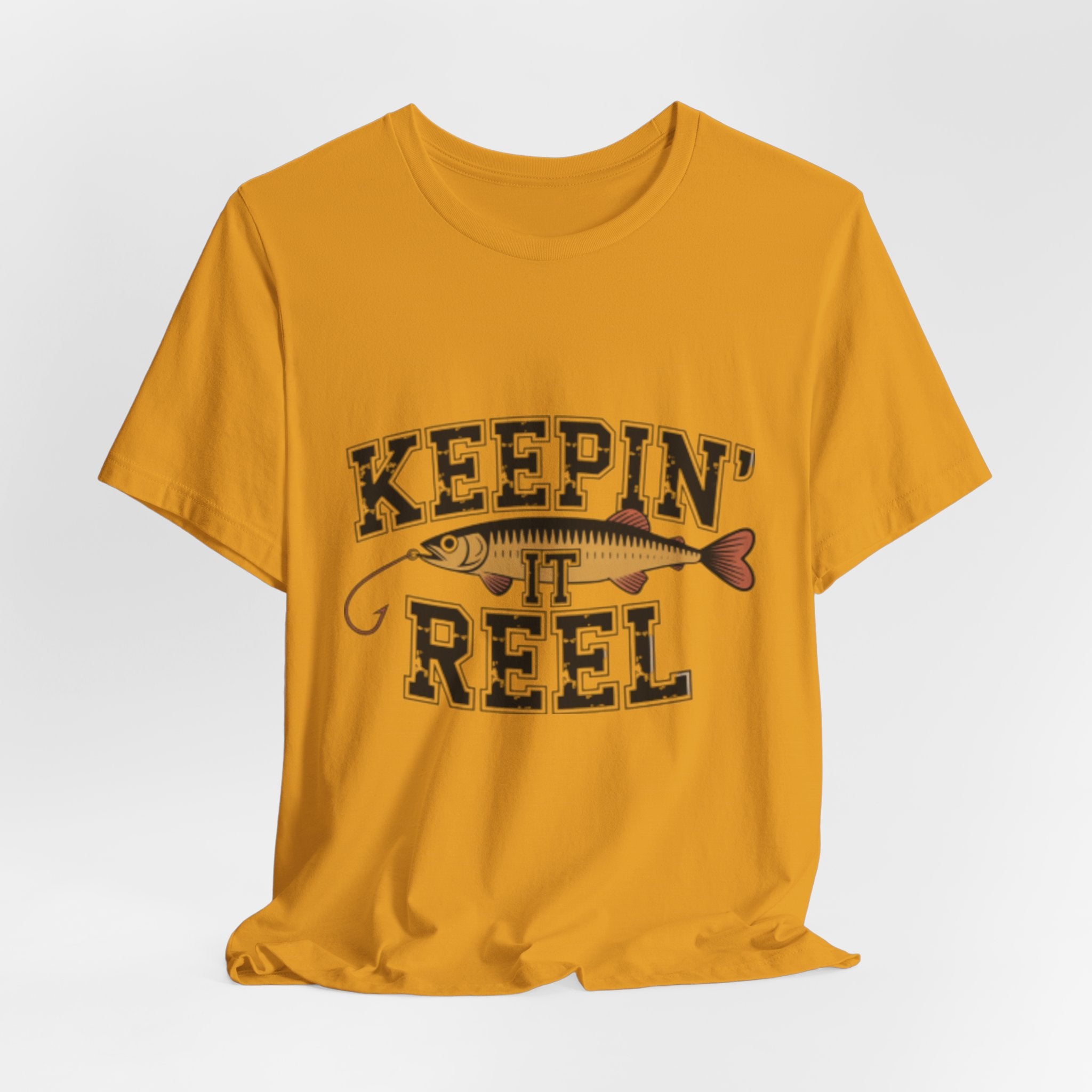 Keepin' It Reel Funny Angler Fishing Tee