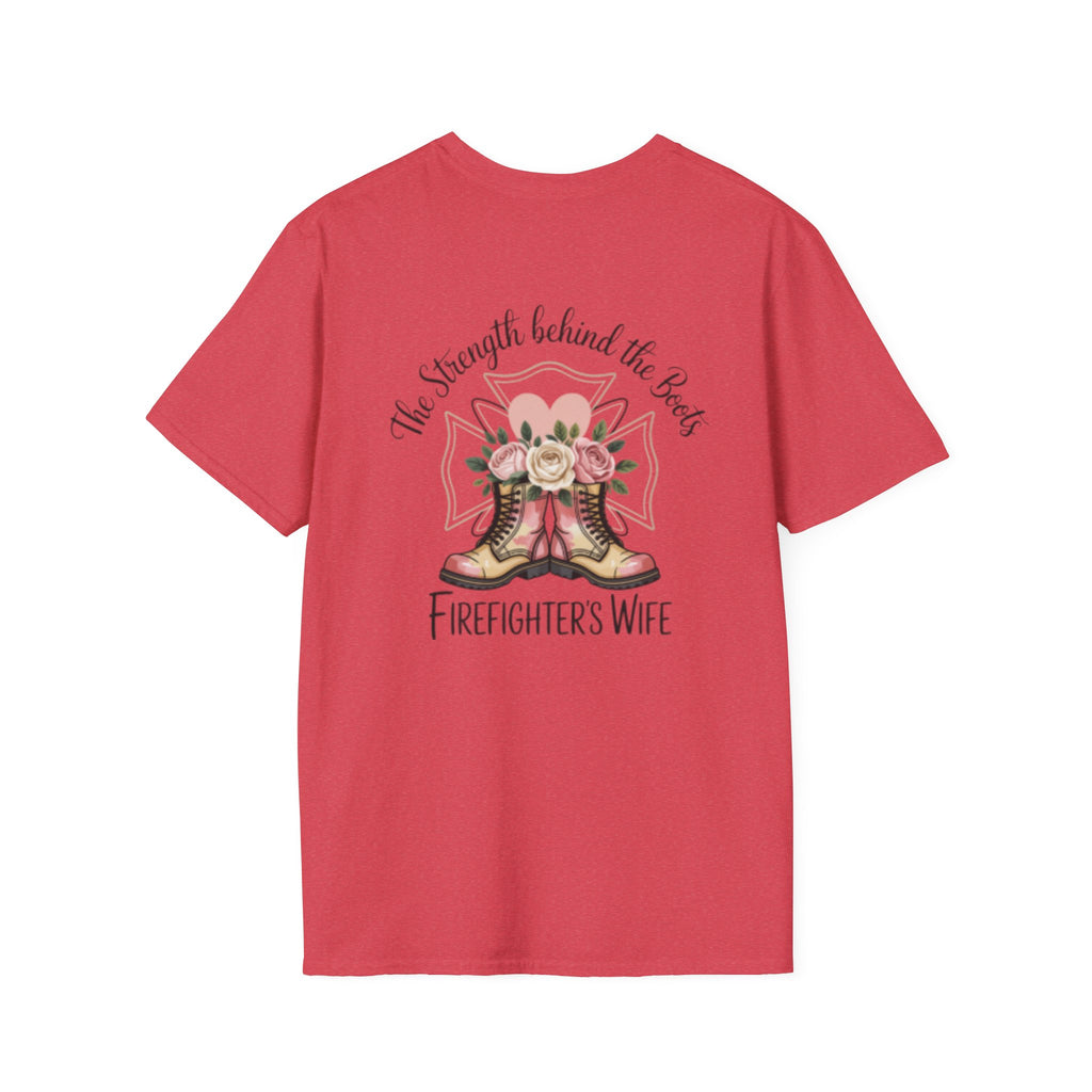 Firefighters Wife Tee – Minimal Casual T‑Shirt