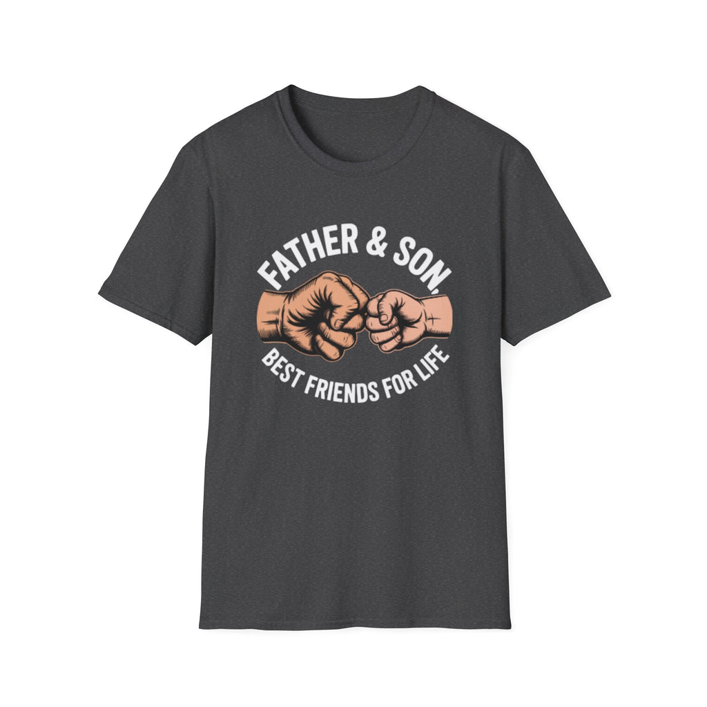 Fist Bump Father Son T-Shirt — Matching Parent & Child Fist-Bump Tee