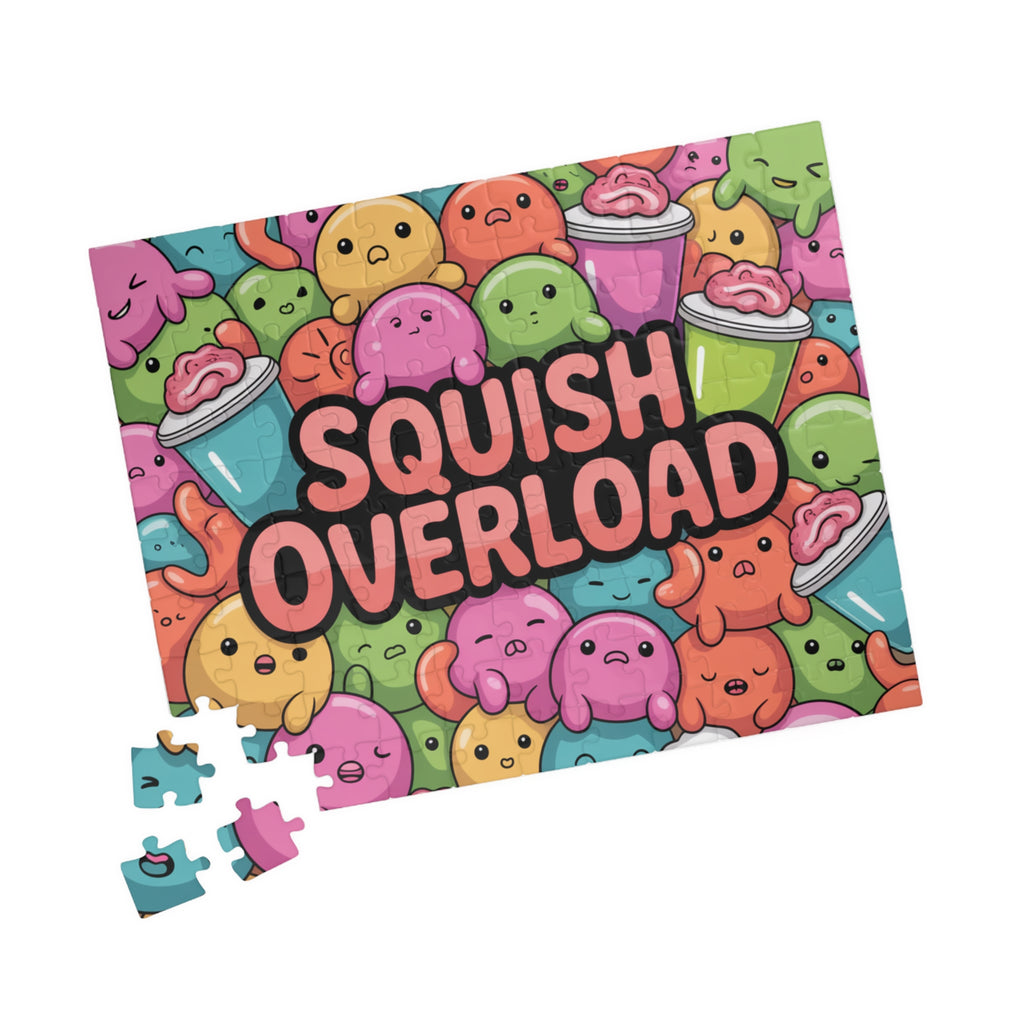 Squish Overload Jigsaw Puzzle – Cute Kawaii Squishy Characters (110–1014 pcs)