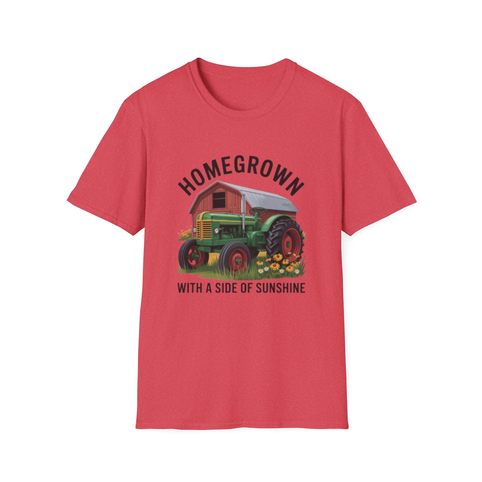 Homegrown Tractor T-Shirt | Farm Barn Graphic