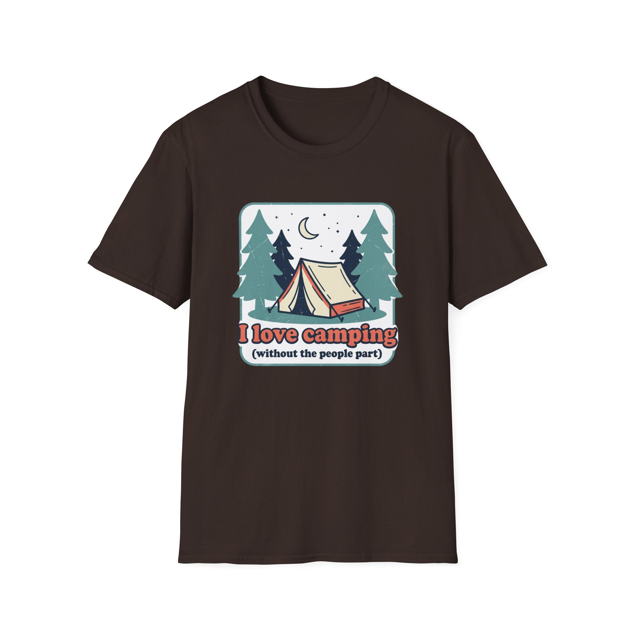 I Love Camping Without the People Part Graphic Tee