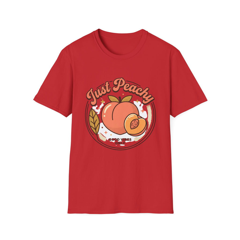 Just Peachy Retro Fruit Graphic Tee
