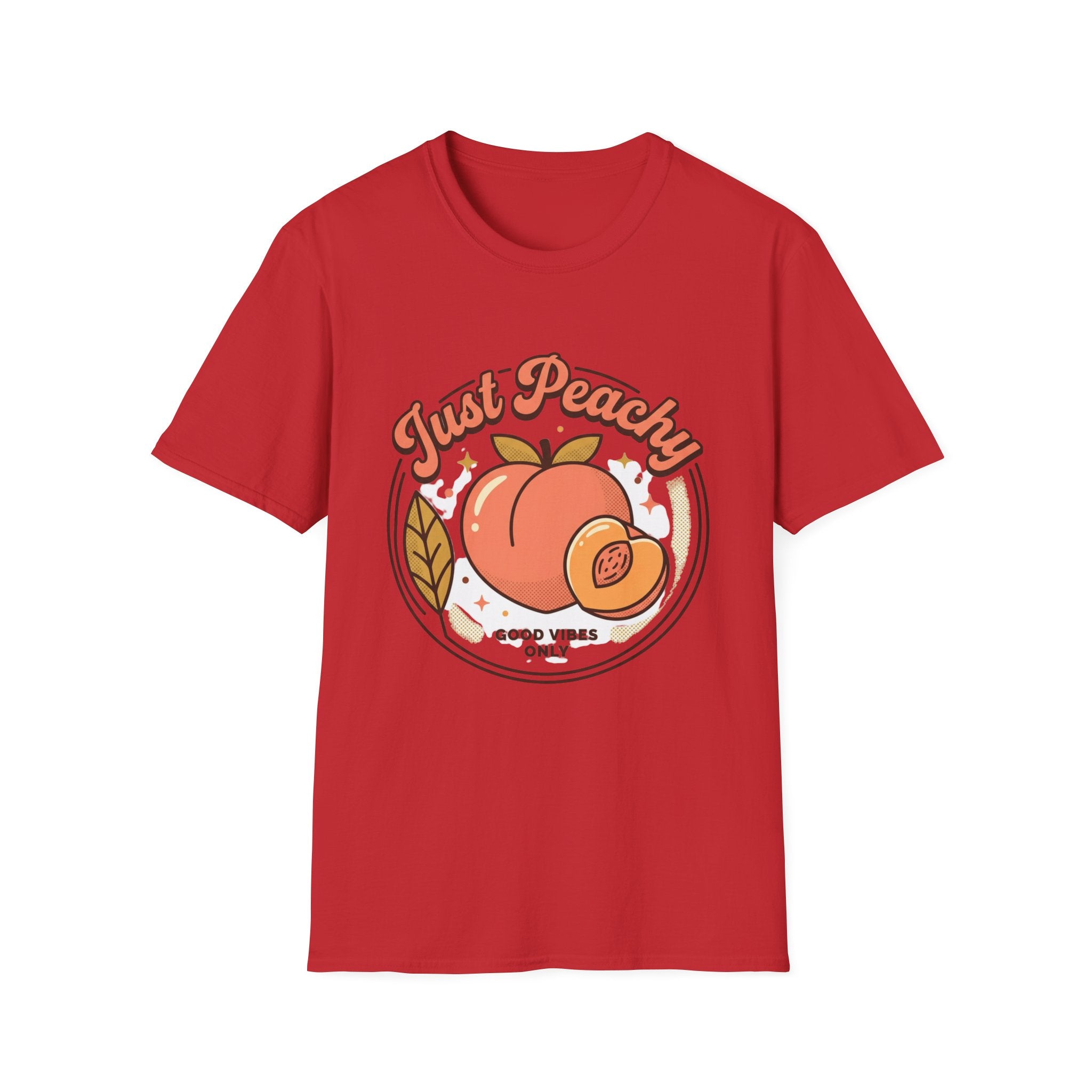 Just Peachy Retro Fruit Graphic Tee