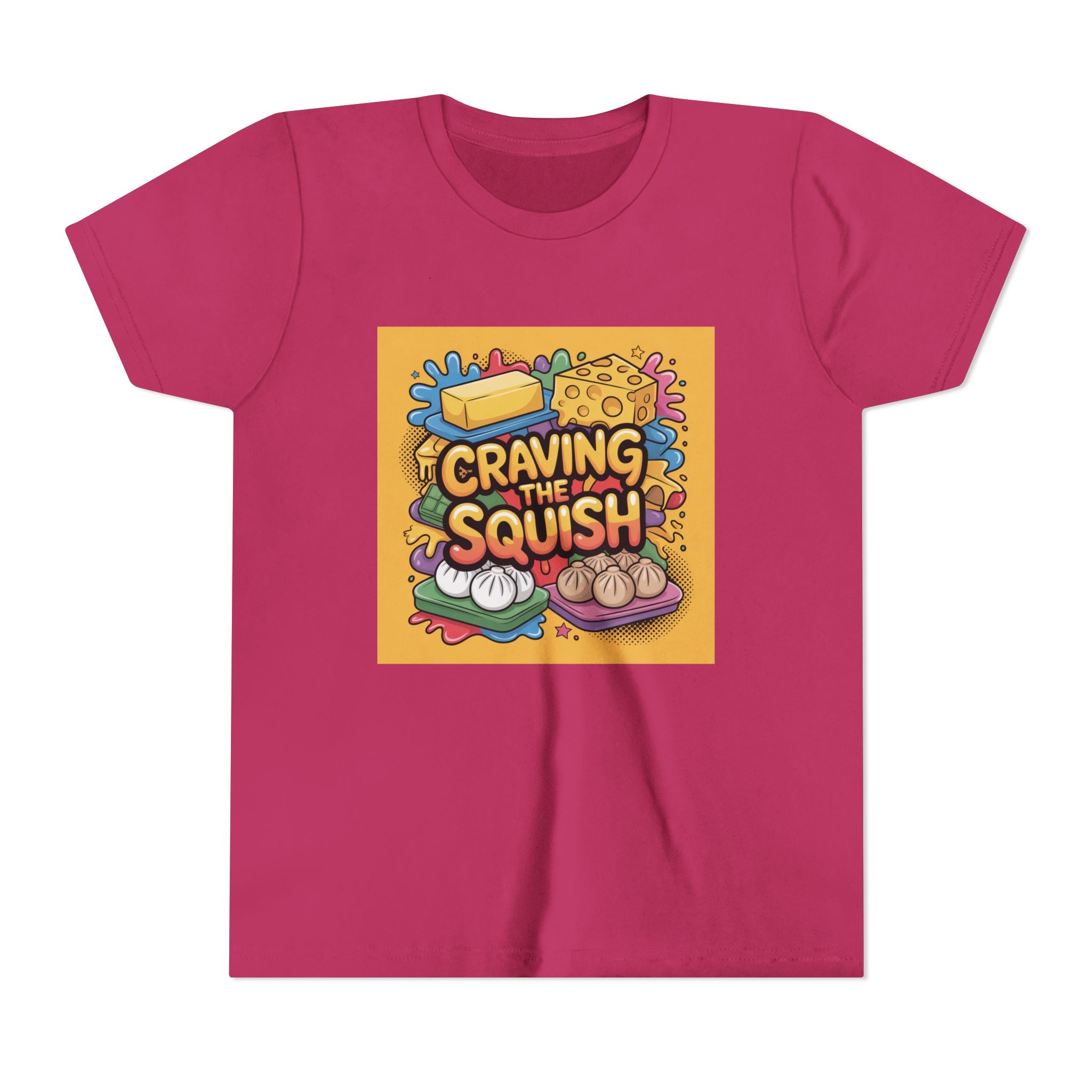 Craving the Squish Youth Tee — Cute Kawaii Food Graphic Shirt