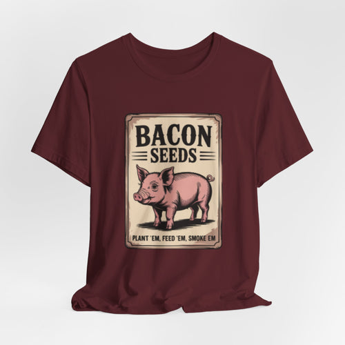 Bacon Seeds Vintage Pig BBQ Tee