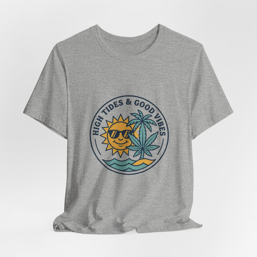 High Tides & Good Vibes Sun Palm Wave Tee