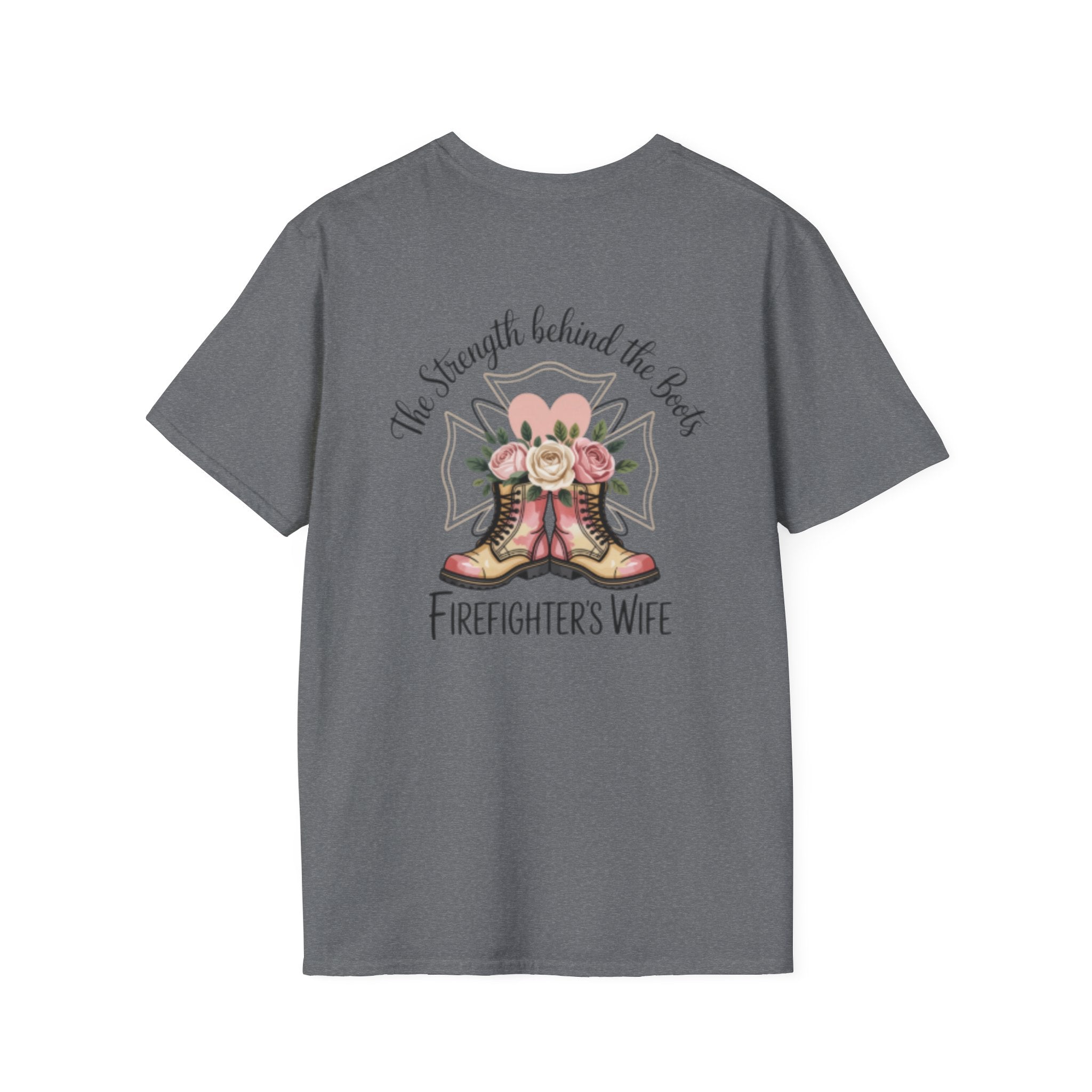 Firefighters Wife Tee – Minimal Casual T‑Shirt