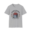 Homegrown Strawberries T-Shirt | Bucket of Strawberries, Sun-Kissed