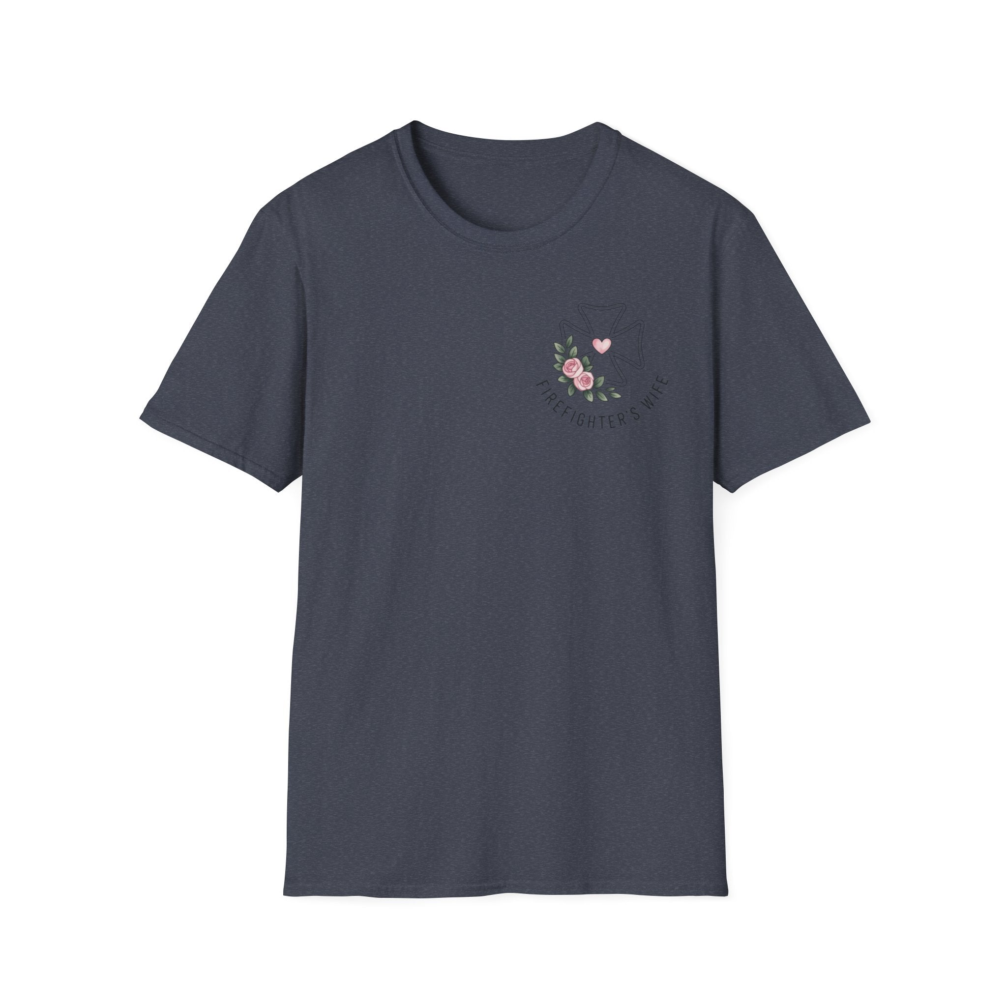 Firefighters Wife Tee – Minimal Casual T‑Shirt