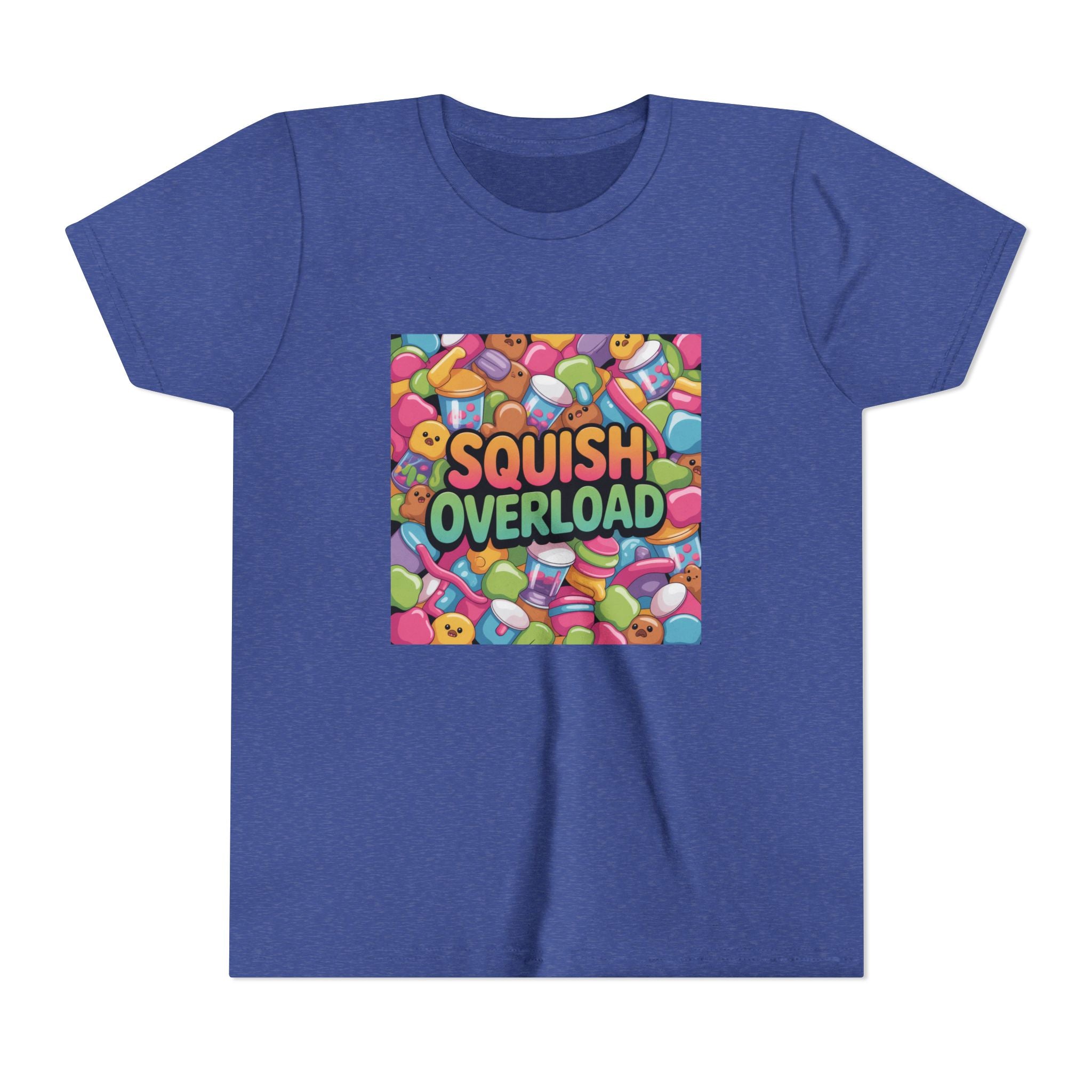 Youth Tee — "Squish Overload" Colorful Squishy Toys Graphic