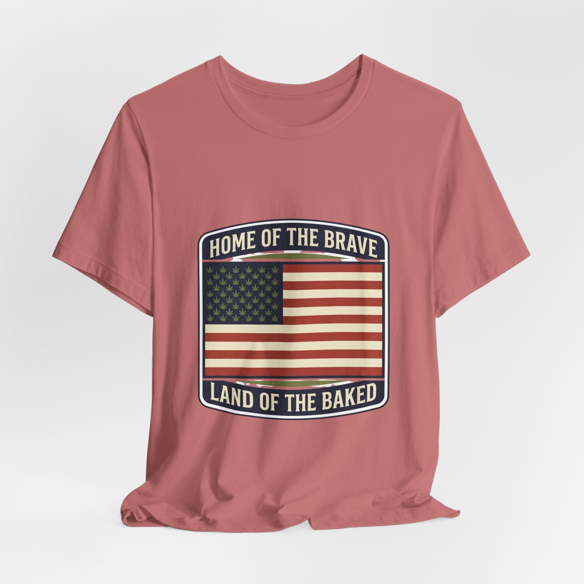 Home of the Brave Land of the Baked Patriotic Tee