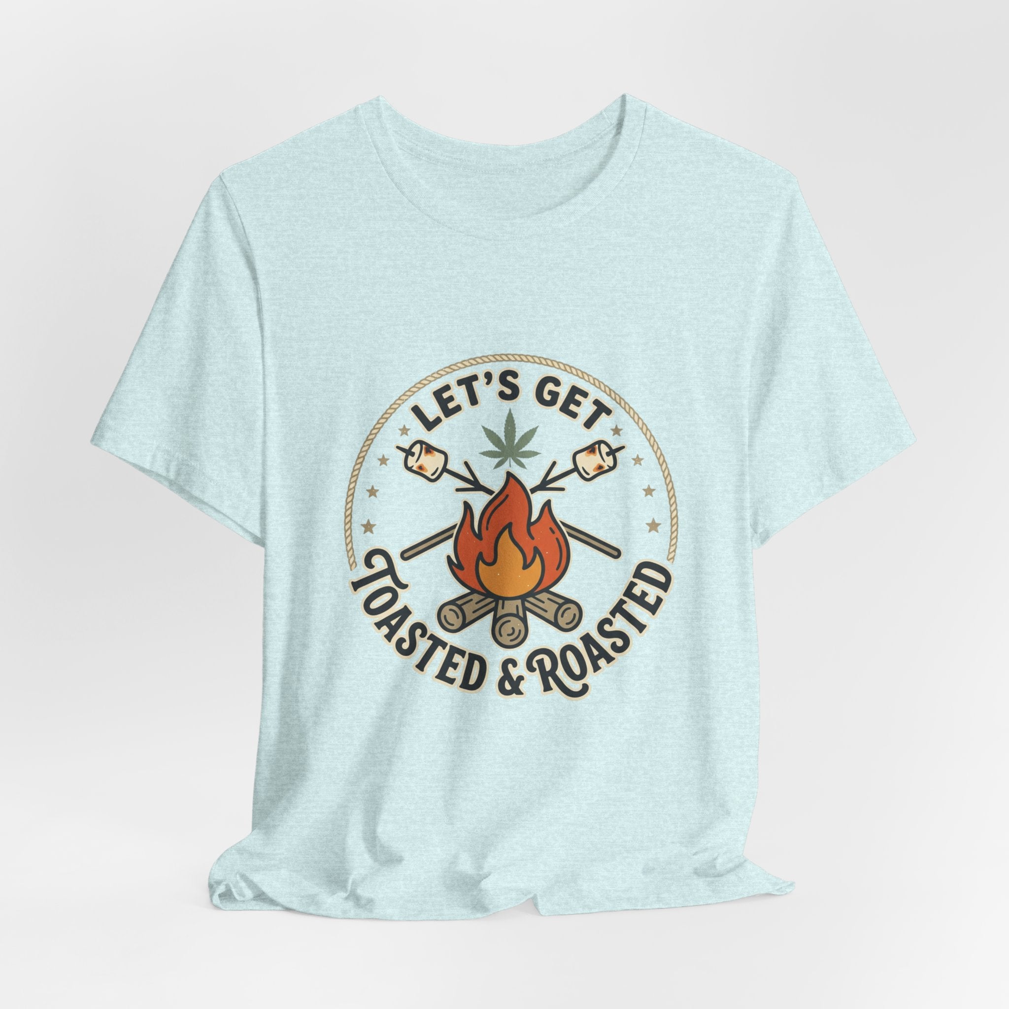 Let's Get Toasted & Roasted Campfire Tee