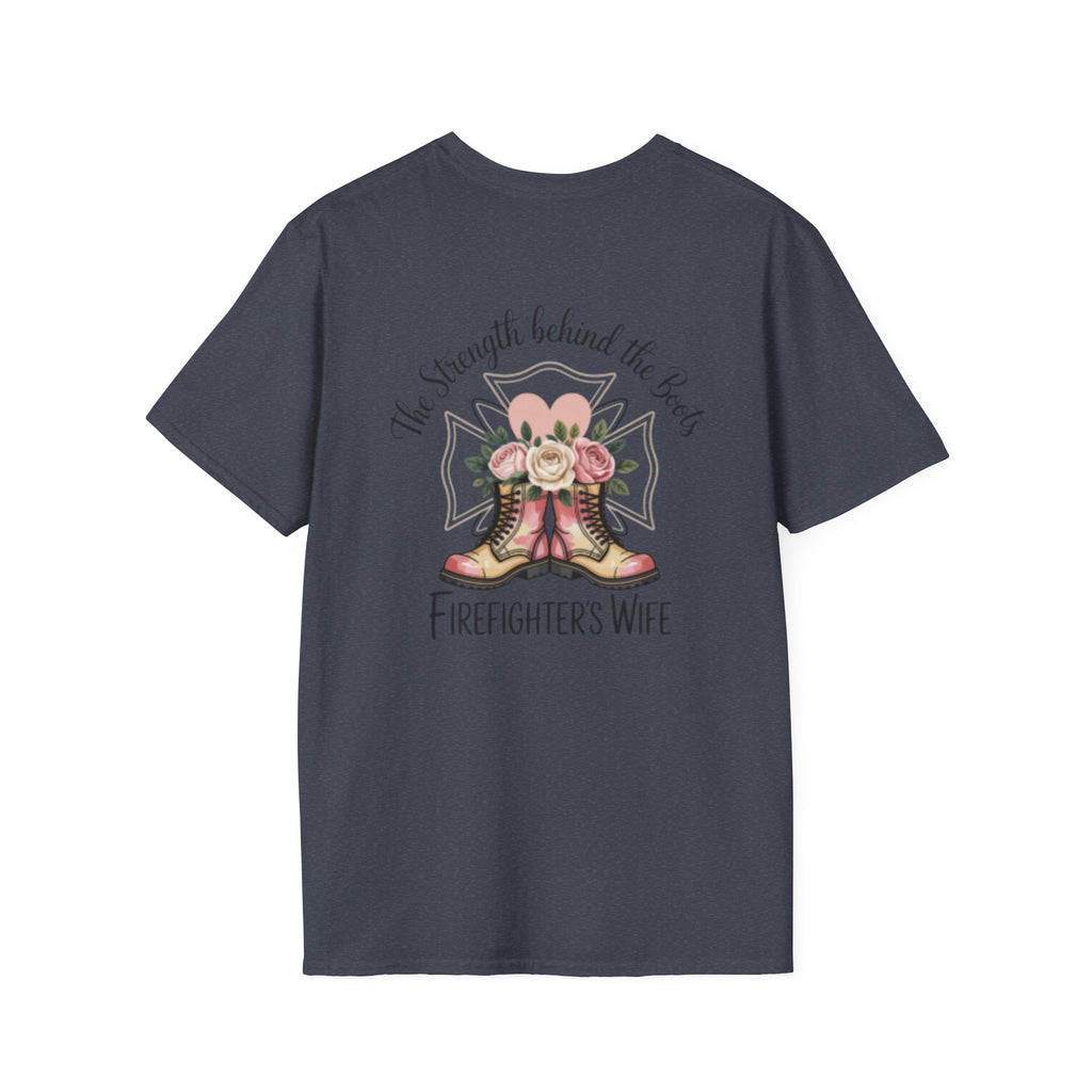 Firefighters Wife Tee – Minimal Casual T‑Shirt