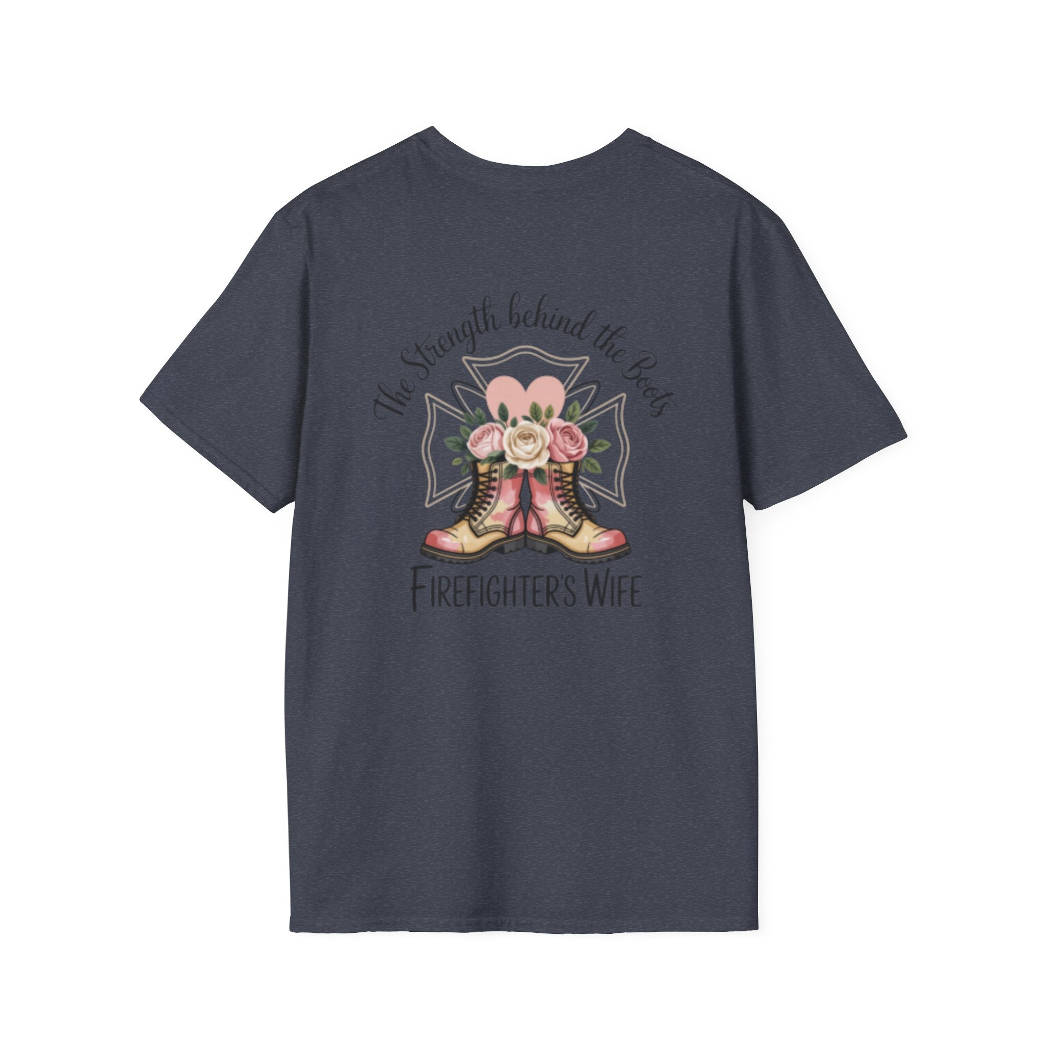 Firefighters Wife Tee – Minimal Casual T‑Shirt
