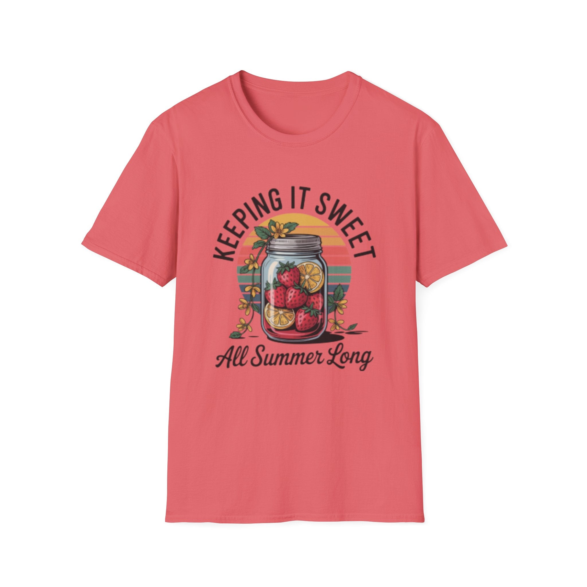 Keeping It Sweet mason jar shirt | T-Shirt, summer fruit design