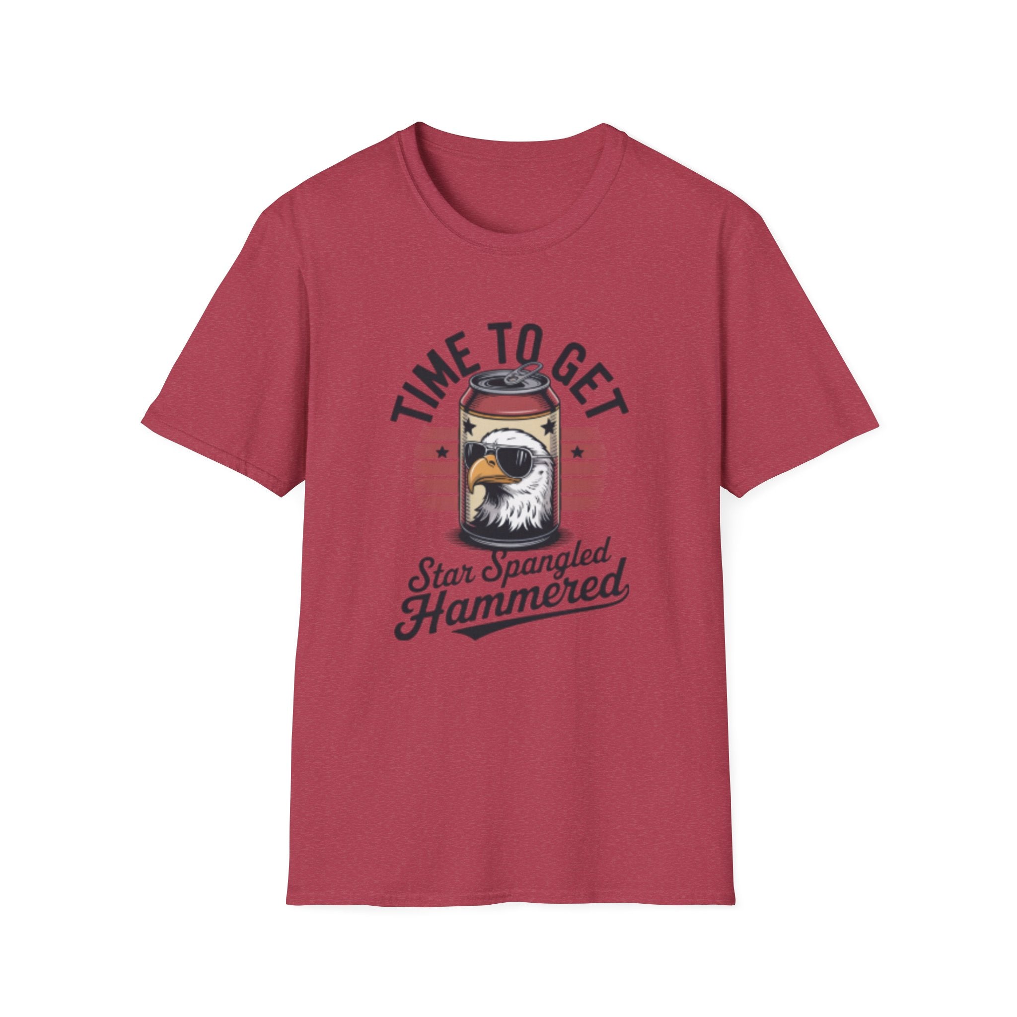 Time to Get Star Spangled Hammered T-Shirt | Eagle Can Design