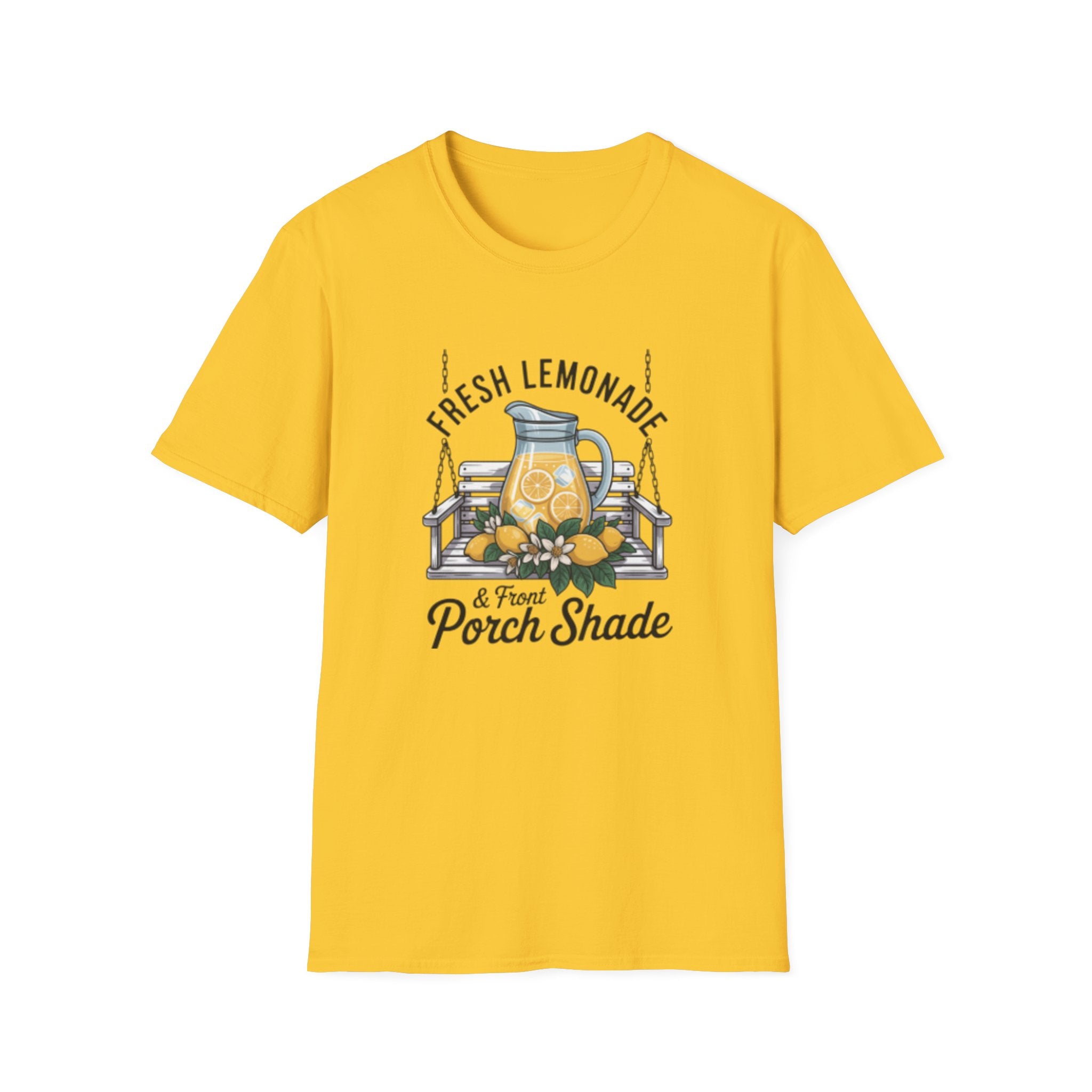 Fresh Lemonade Front Porch Shade T-Shirt | Porch Shade Summer Drink Design