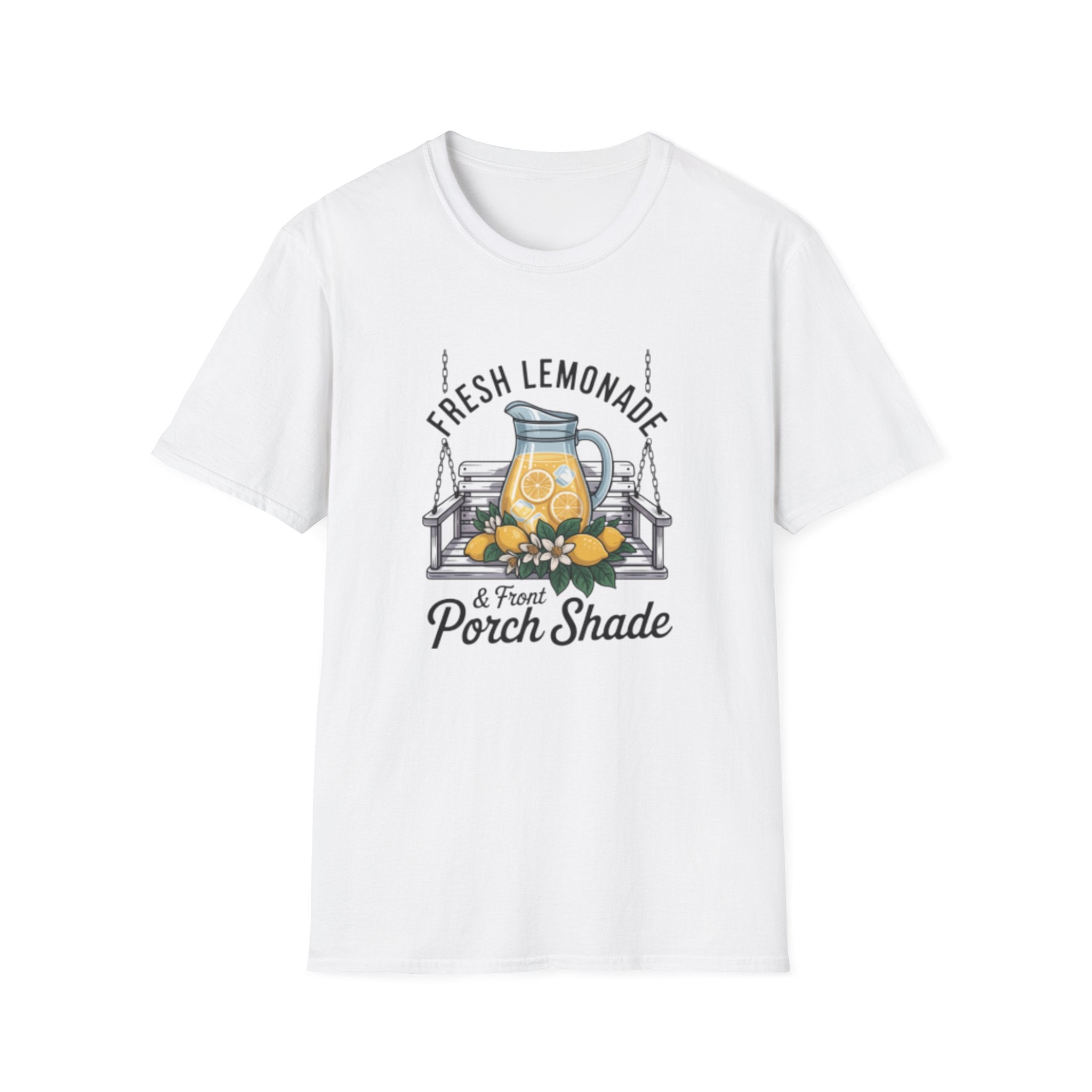 Fresh Lemonade Front Porch Shade T-Shirt | Porch Shade Summer Drink Design