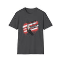 Red, White & Boujee T-Shirt | Patriotic Sparkle Champagne Graphic